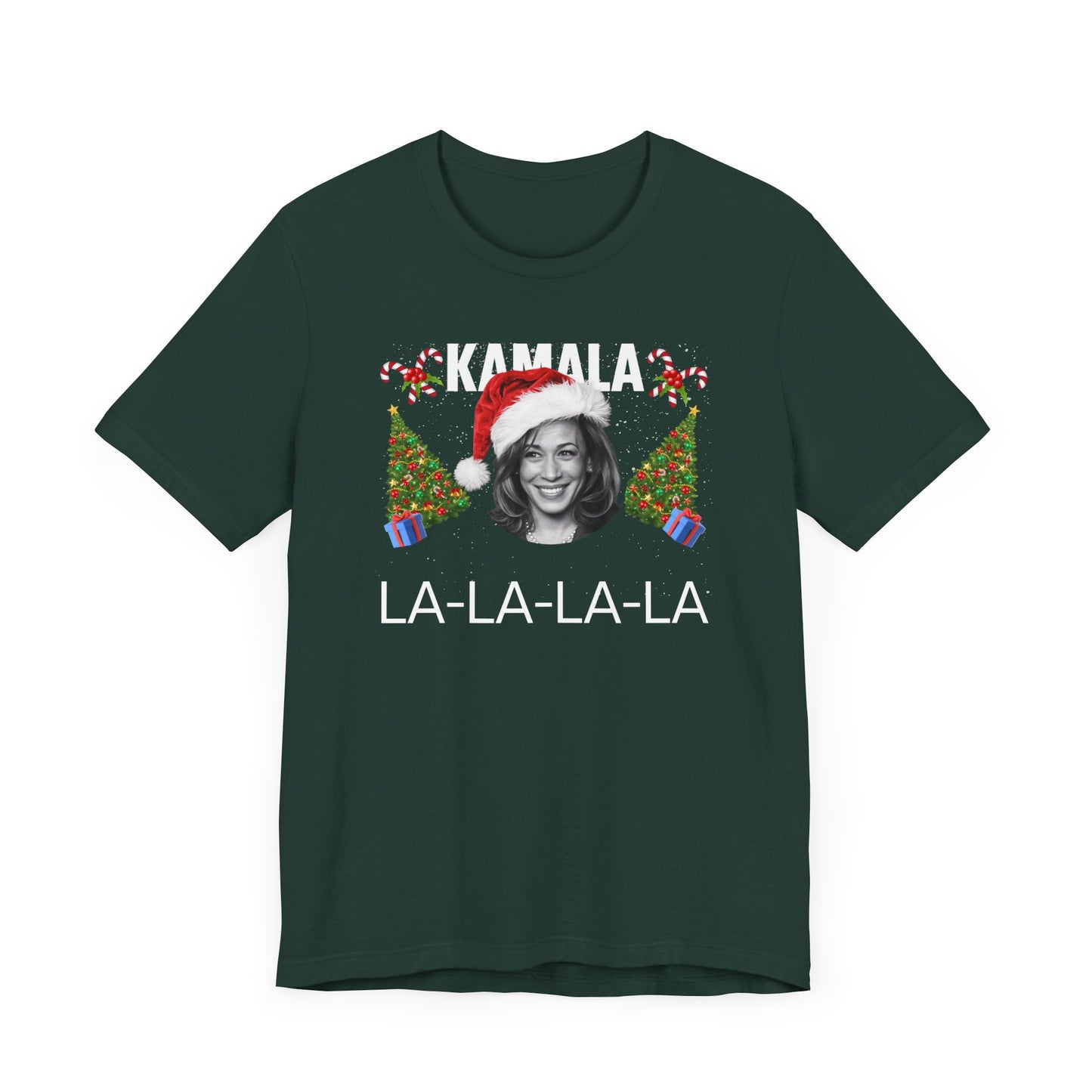 Kamala La-La-La-La Christmas Shirt - Fun Holiday Tee for Harris 2024