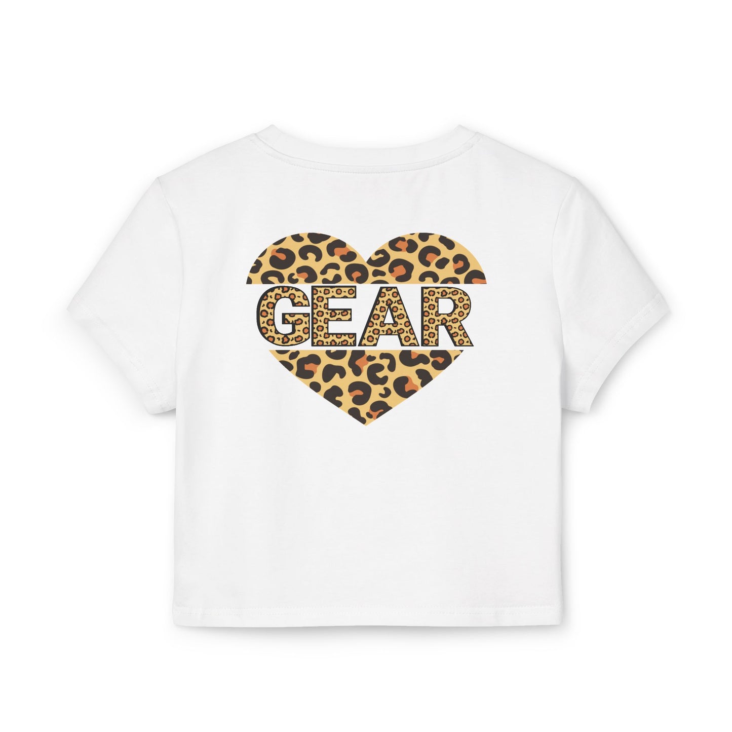 Leopard Print Love Graphic Baby Tee