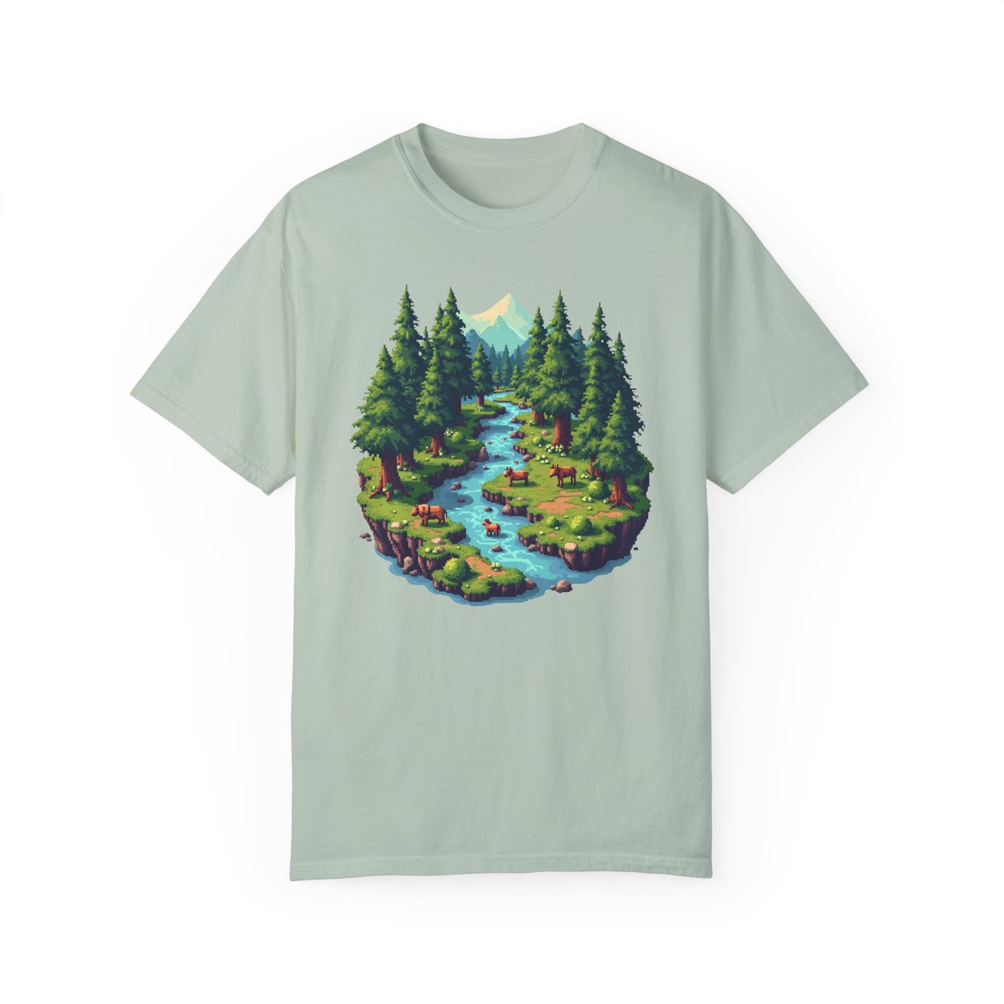 Nature Retreat Unisex Garment-Dyed T-shirt - Outdoor Adventure Design