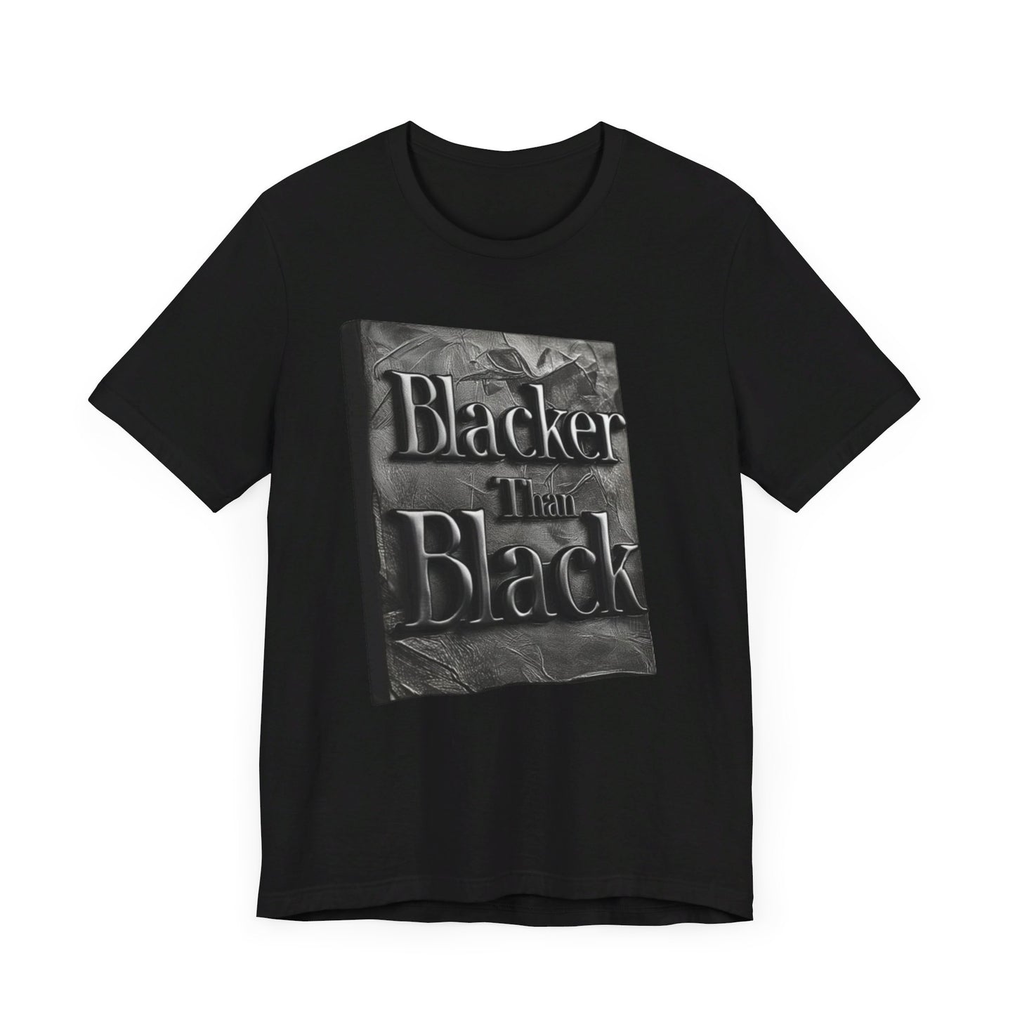 Noir Velvet Tee - 'Blacker Than Black' Bold Statement 2