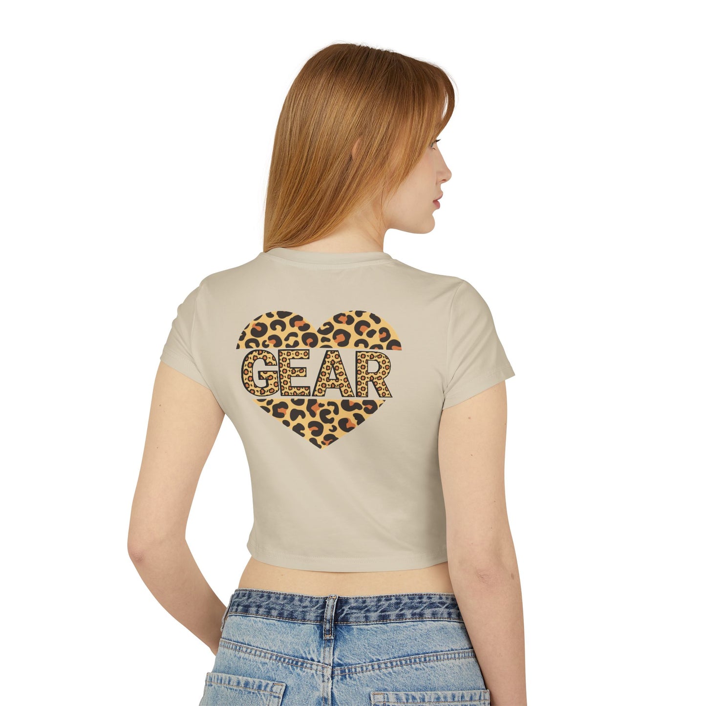 Leopard Print Love Graphic Baby Tee