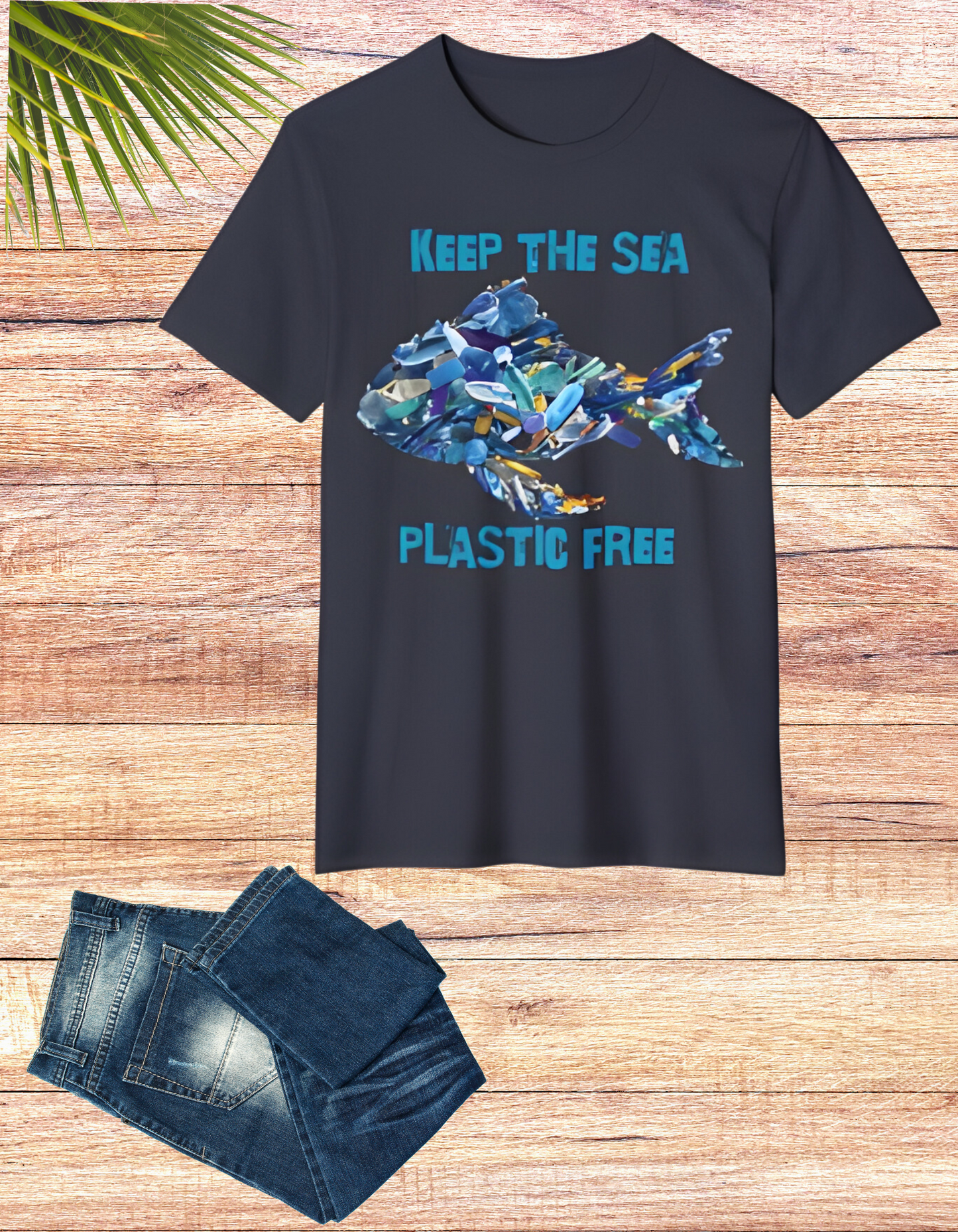 Keep the Sea Plastic Free: Eco-Friendly Organic Cotton Tee