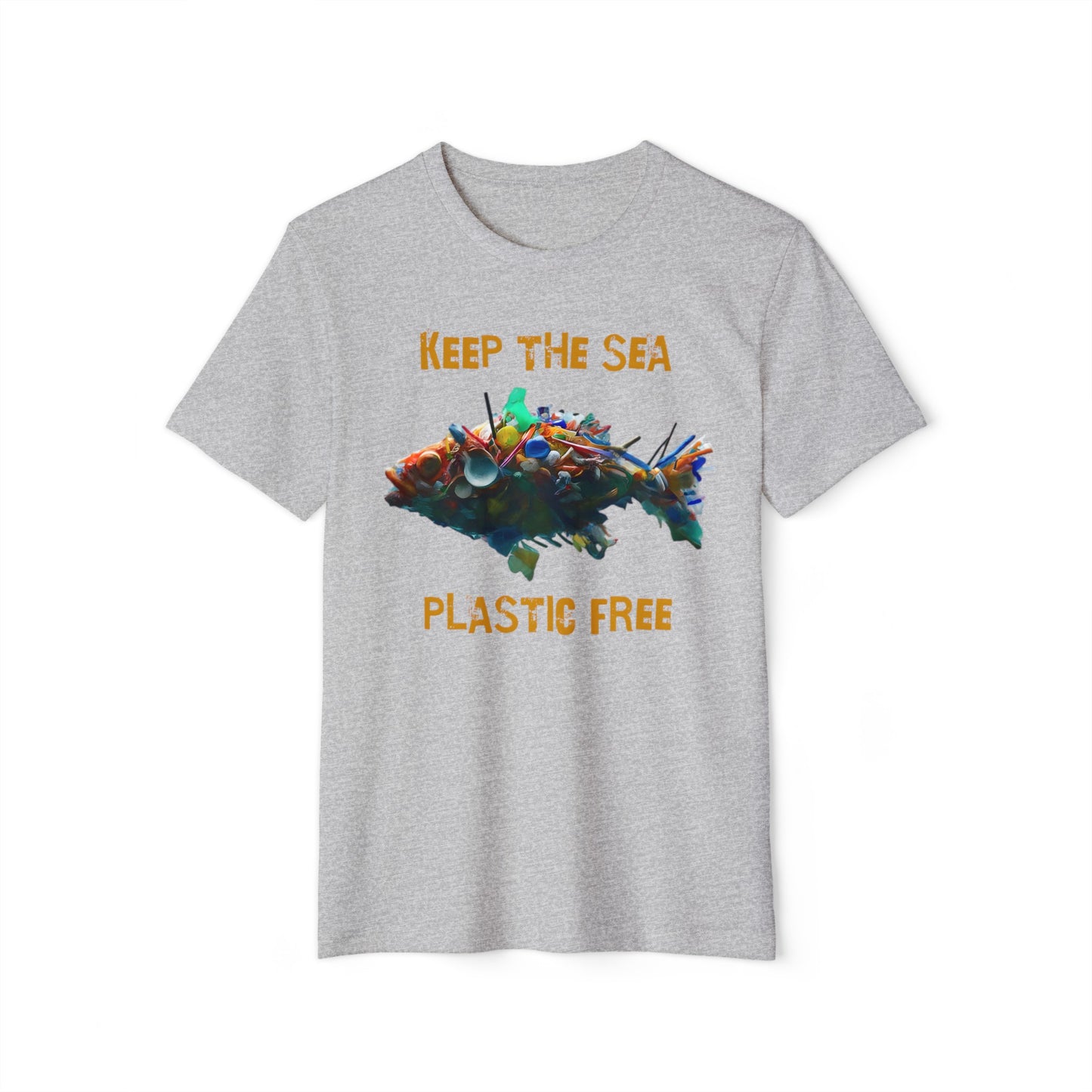 Keep the Sea Plastic Free: Eco-Friendly Organic Cotton Tee