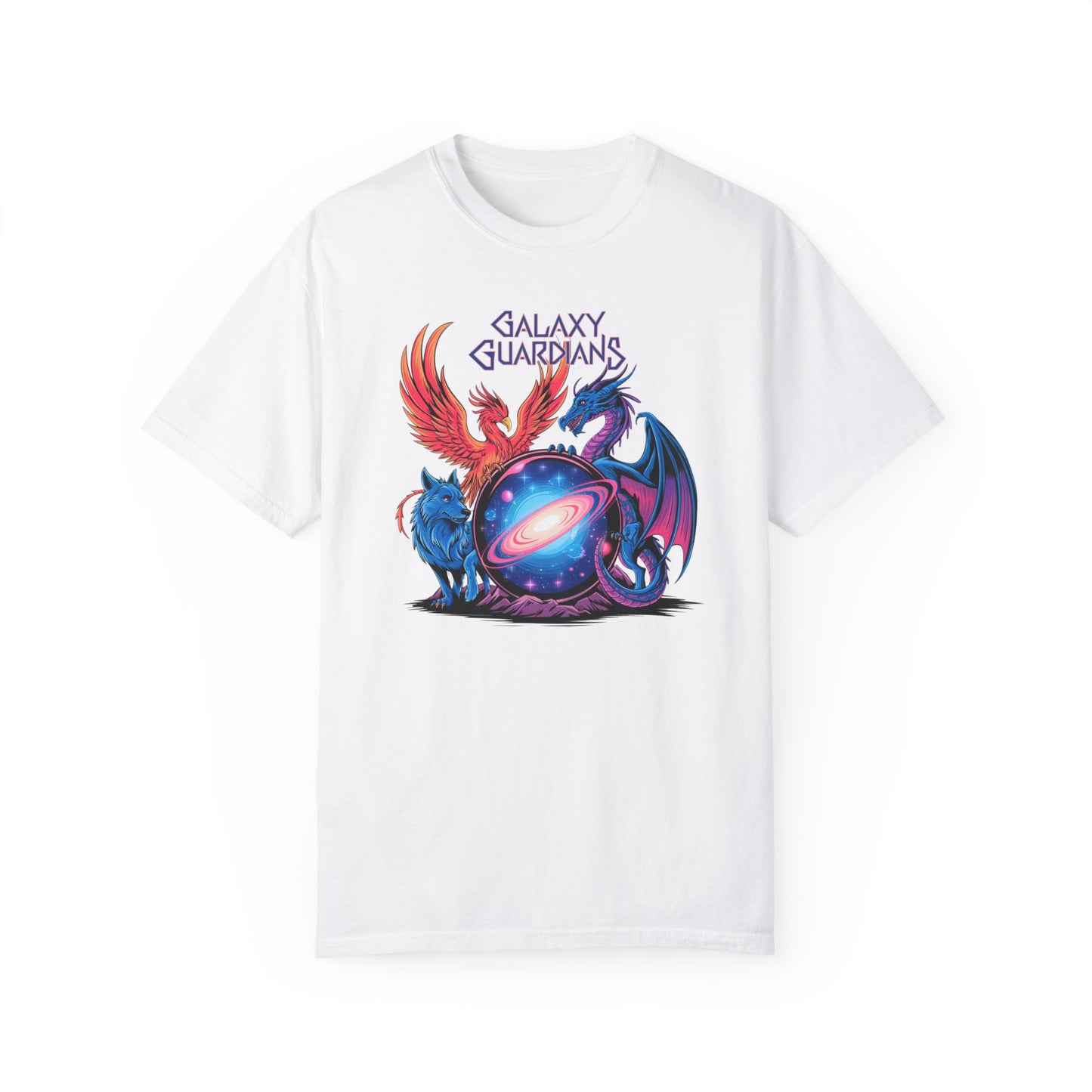 Galaxy Guardians Unisex Garment-Dyed T-Shirt - Fantasy Graphic Tee