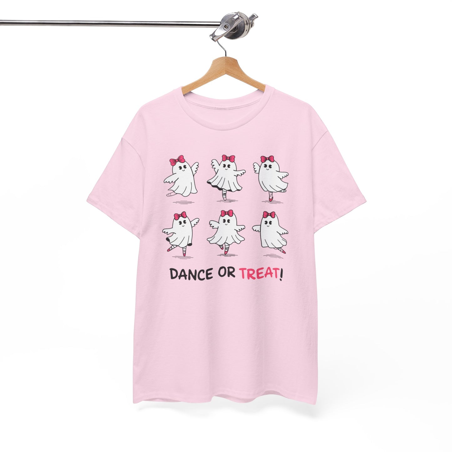 Dance or Treat Ballerina Ghost Shirt - Cute Halloween Dance Lover Gift