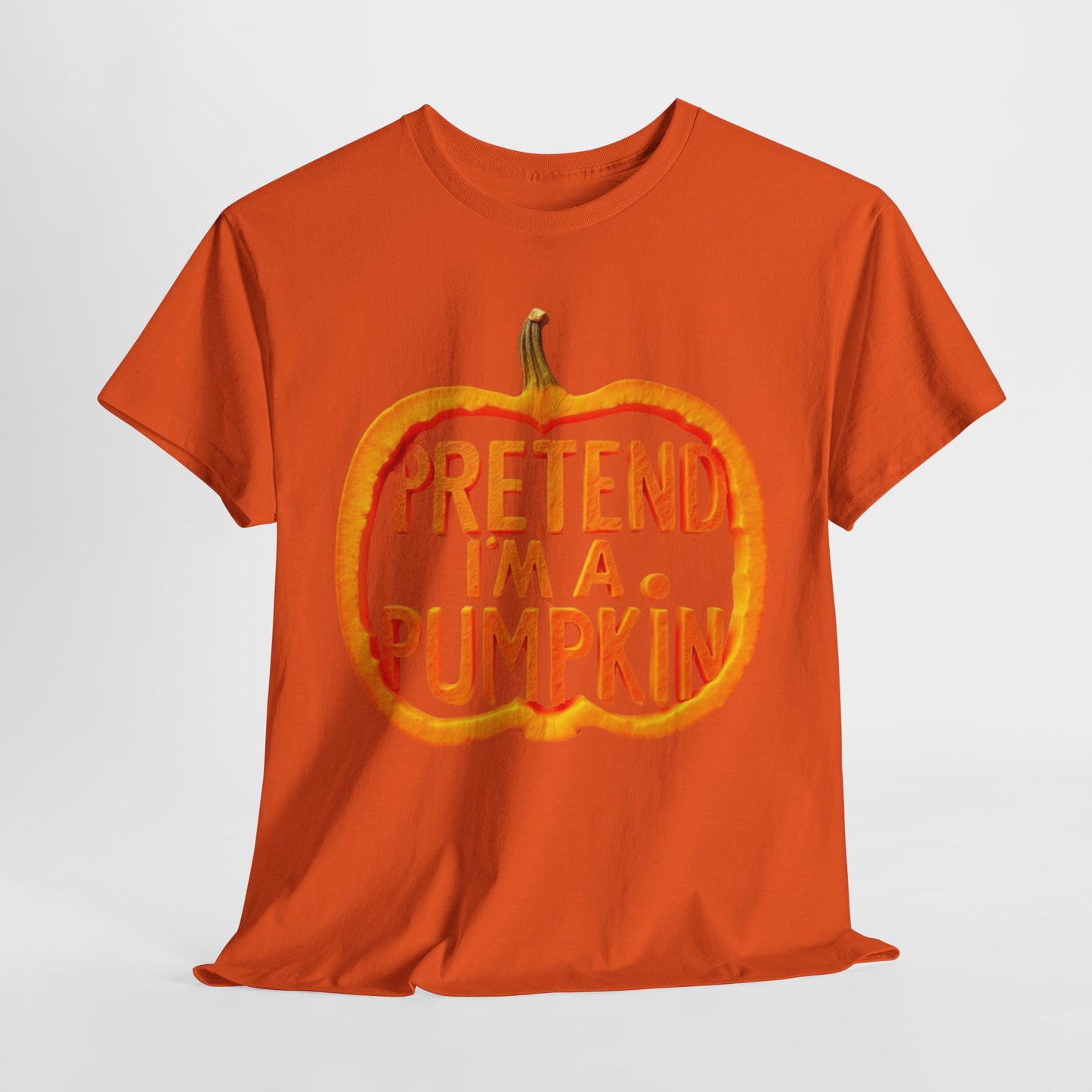 Pretend I'm a Pumpkin Halloween Shirt, Funny Pumpkin Design