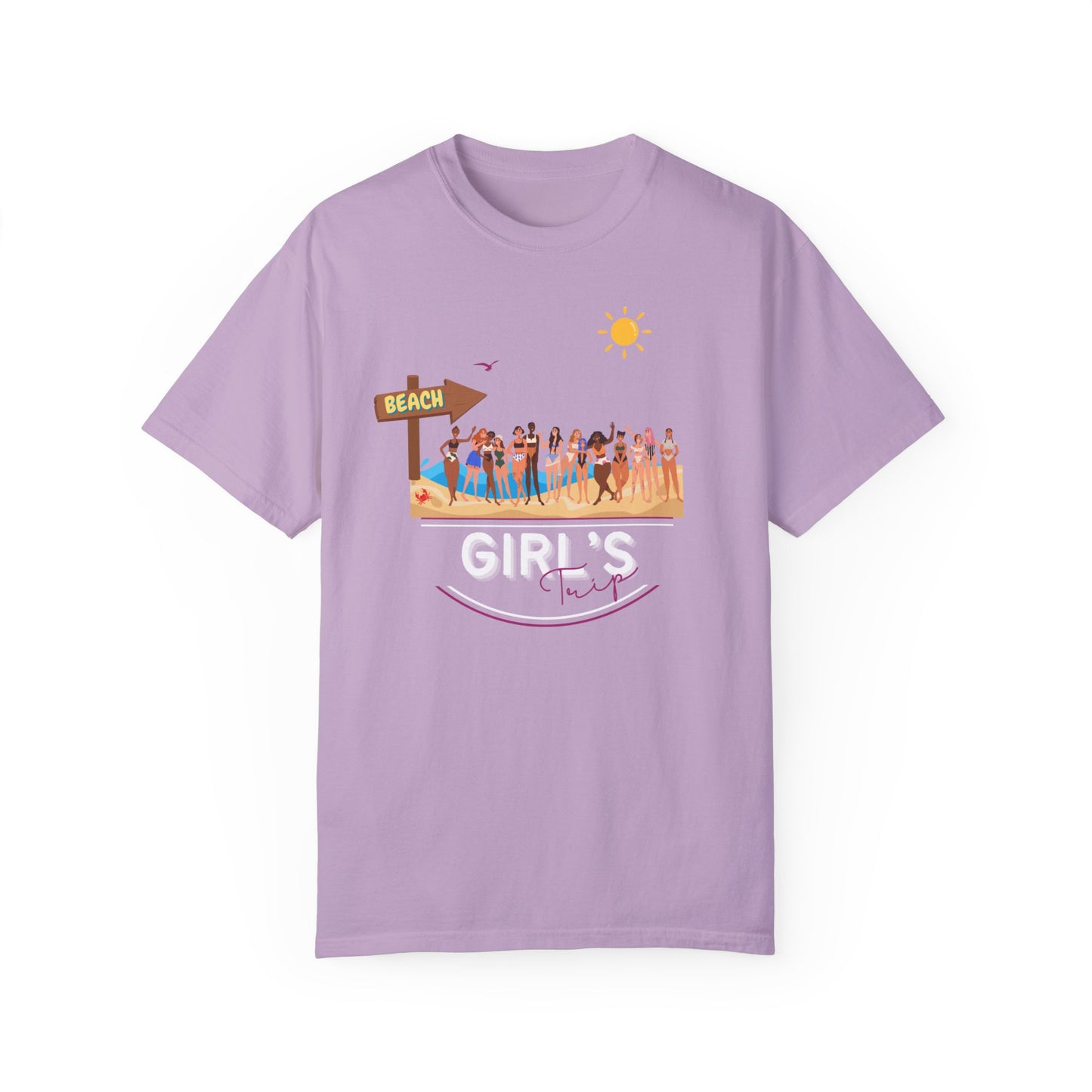 Sandy Soiree: Ultimate Girls' Trip Beach Tee!