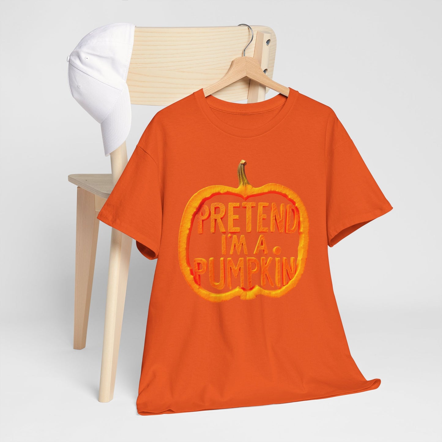 Pretend I'm a Pumpkin Halloween Shirt, Funny Pumpkin Design