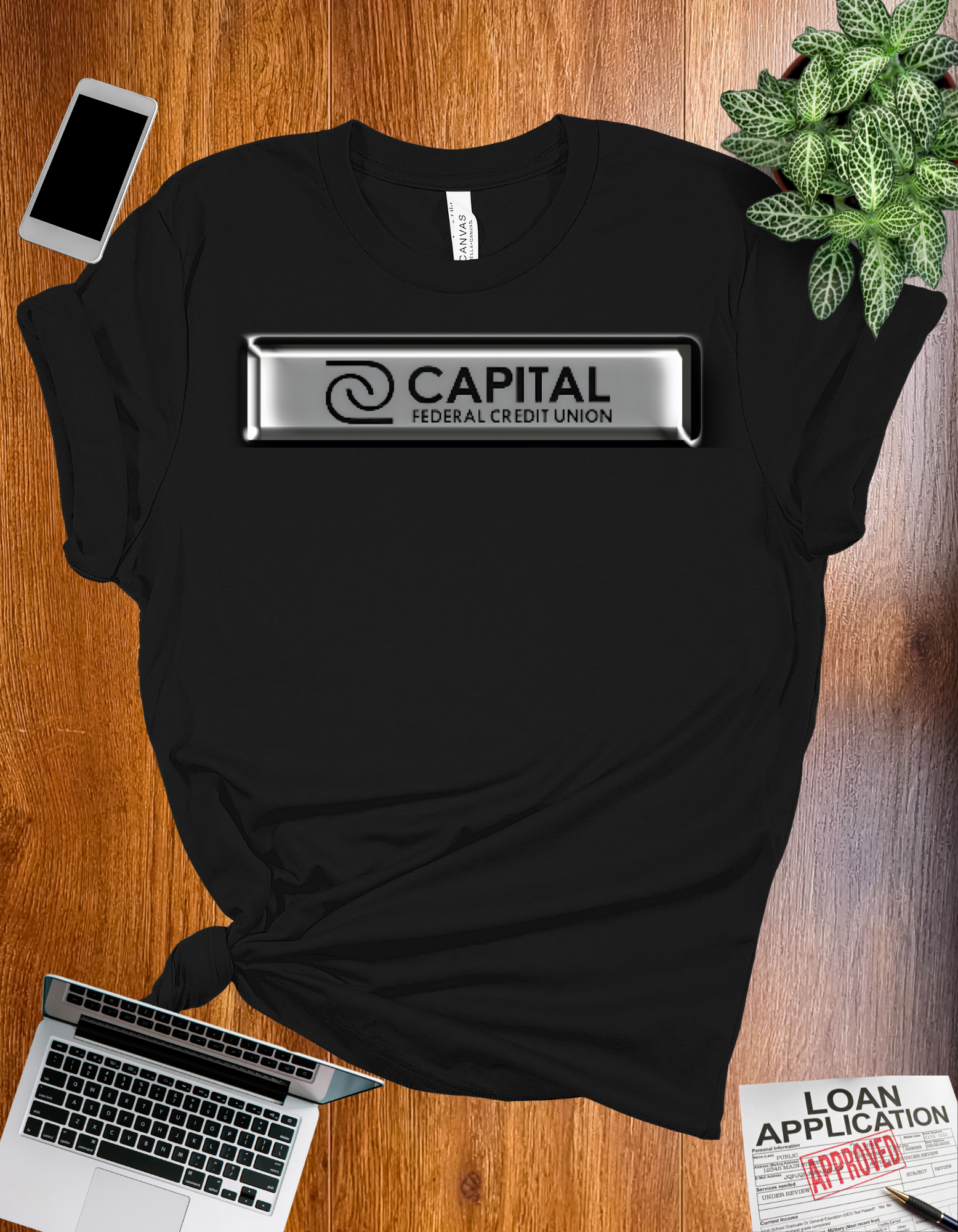 Capital Loan Officer T-Shirt, perfect for mortgage loan officers and real estate professionals.