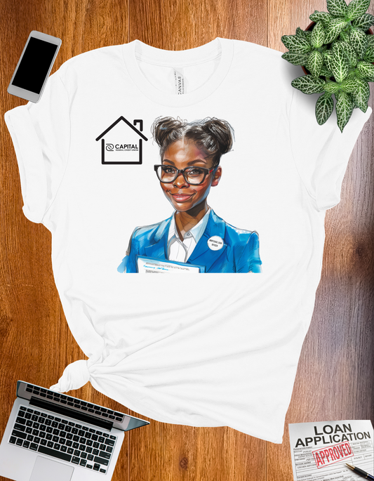 Capital Loan Officer T-Shirt, perfect for mortgage loan officers and real estate professionals.