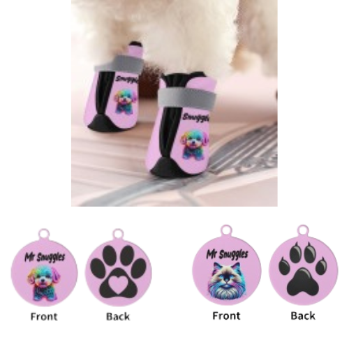 Paw-fect Fit - Customizable Non-Slip Dog Socks