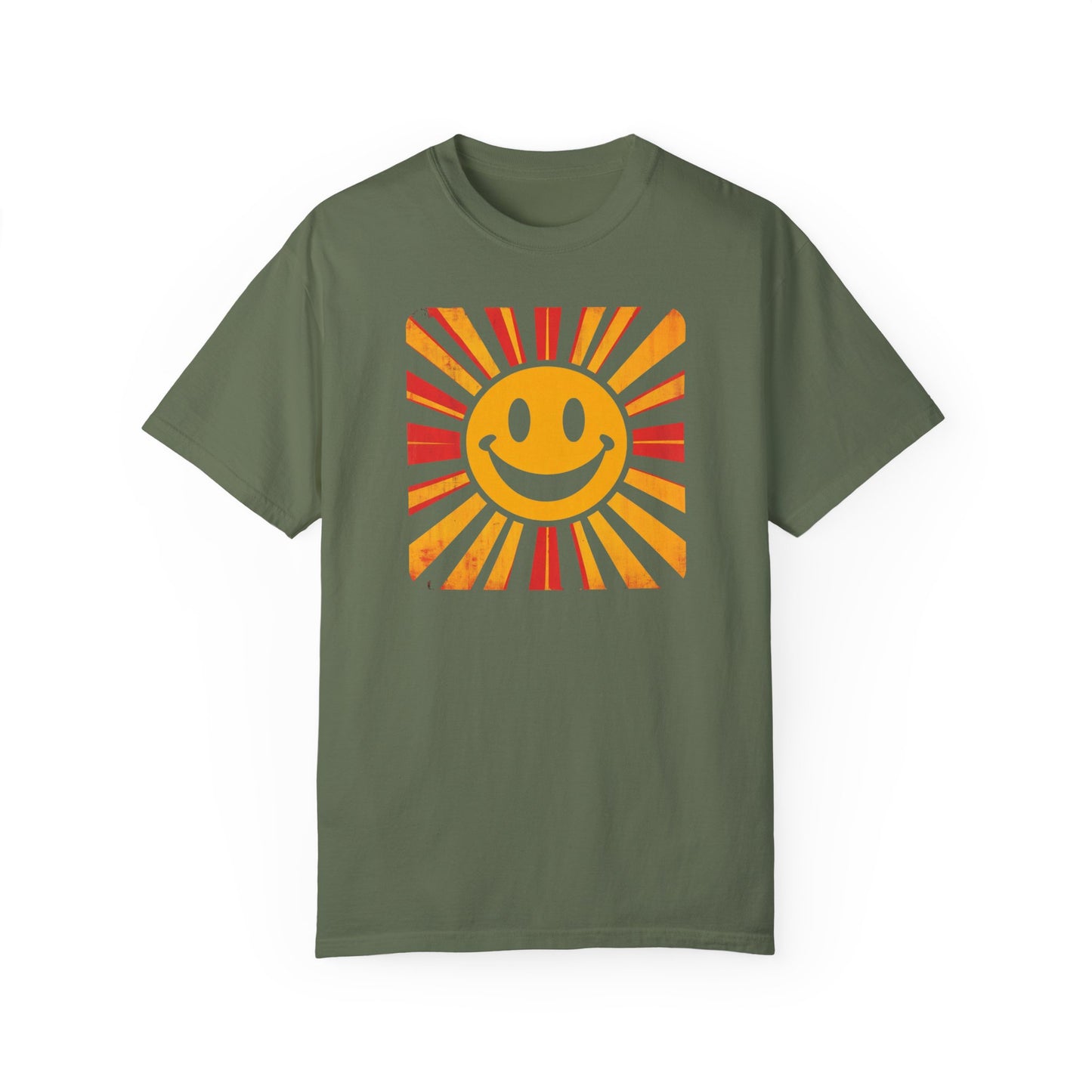 Sunshine Smiles Unisex Garment-Dyed T-Shirt