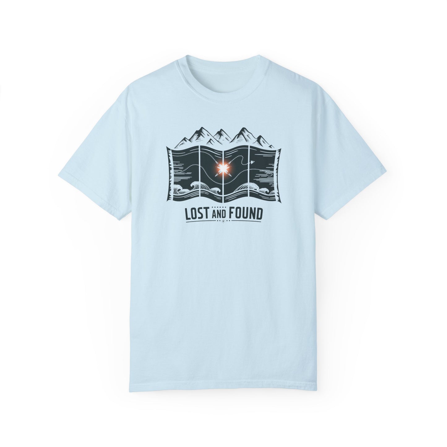 Adventure Awaits Unisex T-Shirt - Lost and Found Design