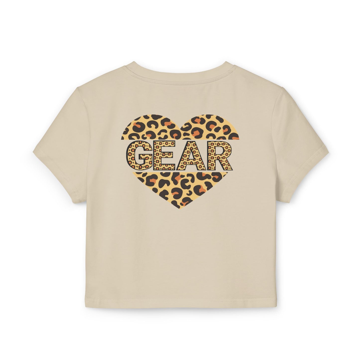 Leopard Print Love Graphic Baby Tee