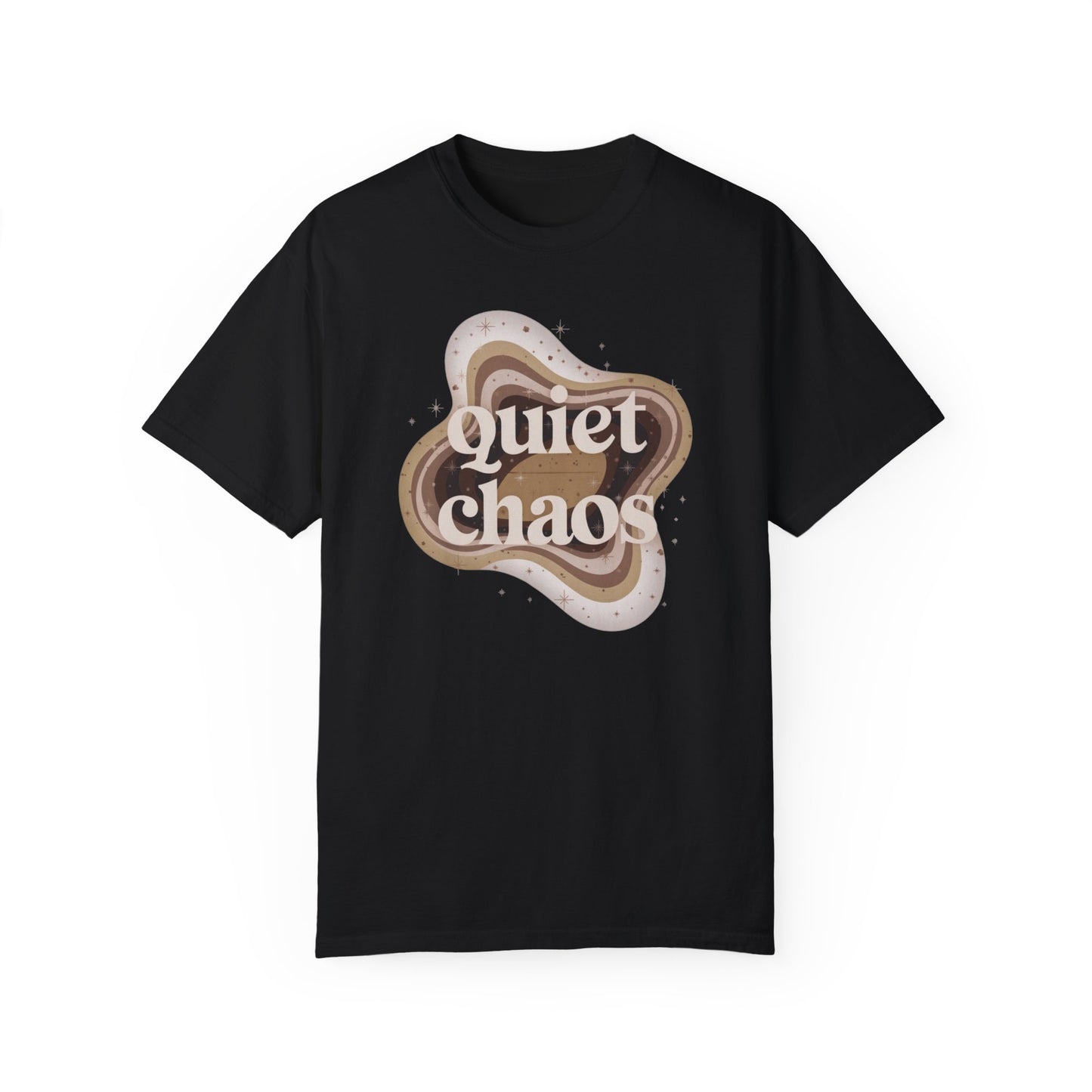 Unisex Garment-Dyed T-Shirt - Quiet Chaos Design for Relaxed Vibes