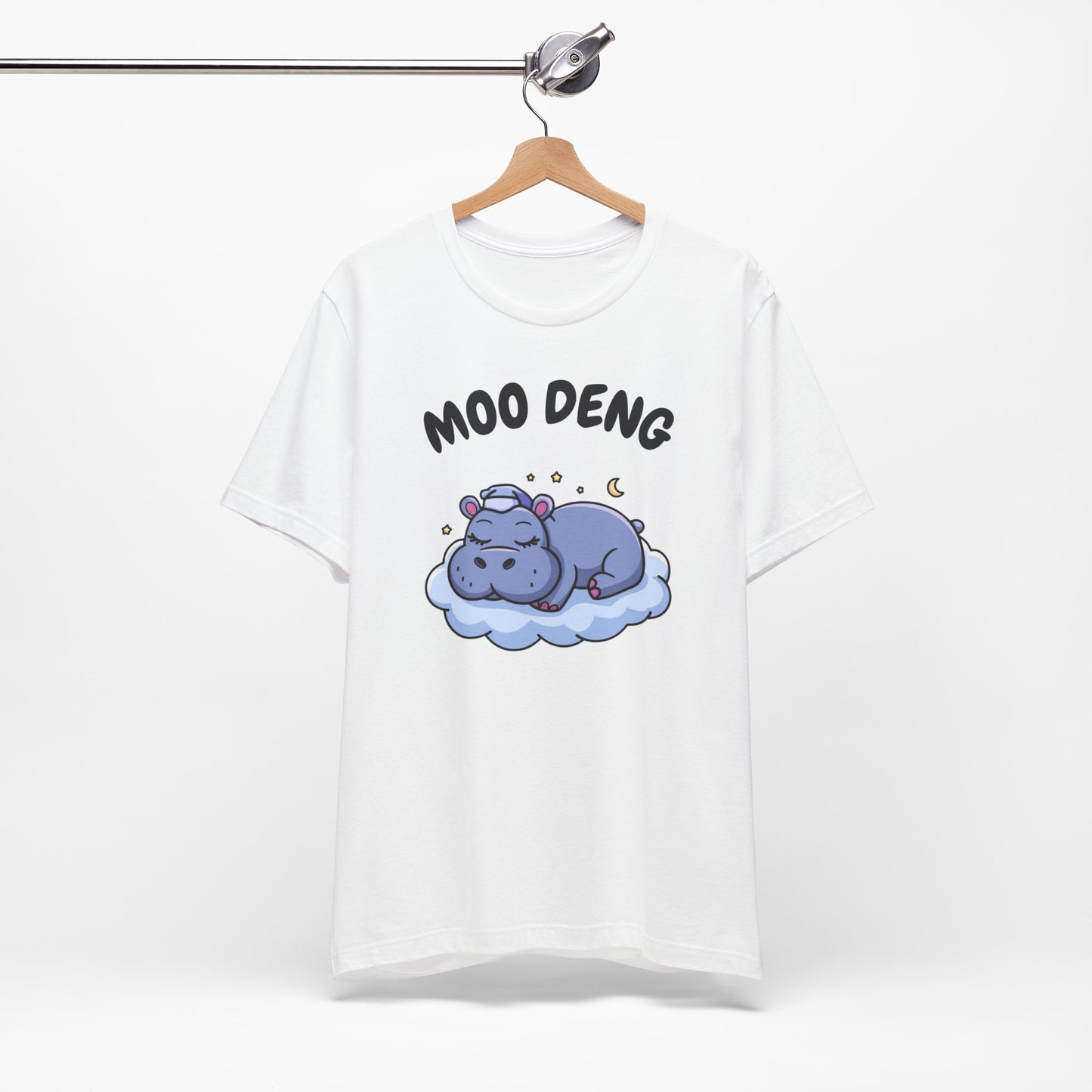 Funny Hippo Moo-Deng T-shirt, Quirky Animal Lover Gift for Her