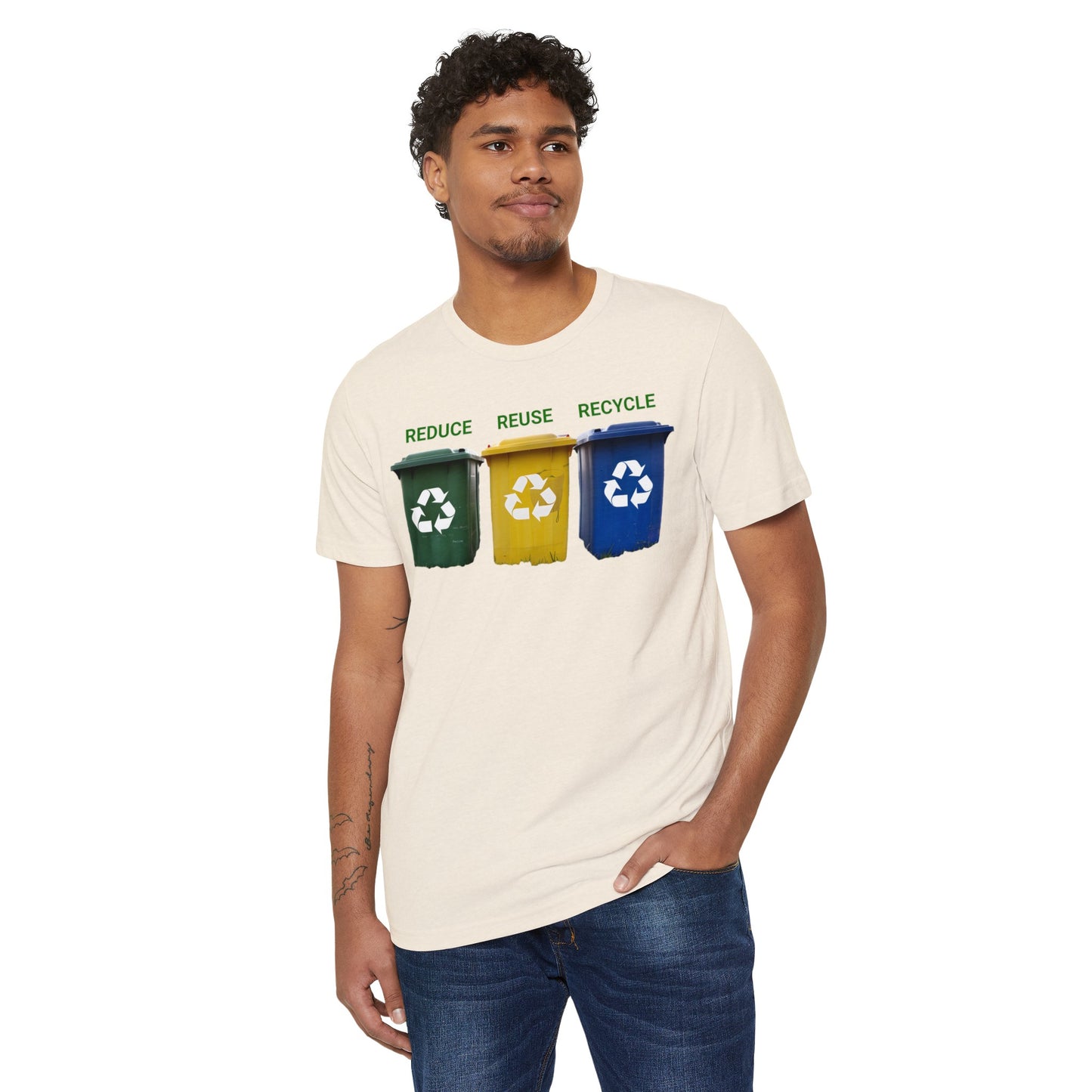 Reduce, Reuse, Recycle: Eco-Friendly Organic Cotton Tee