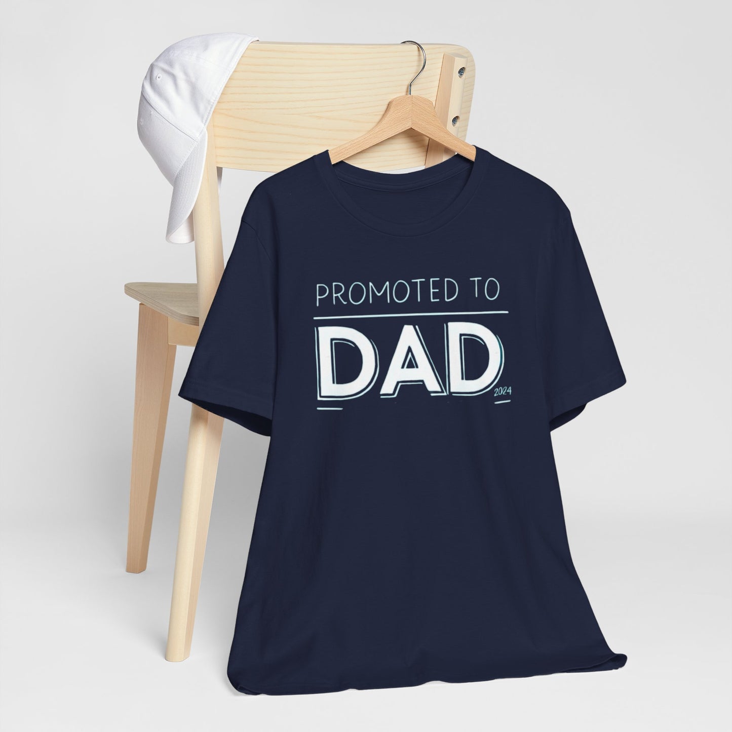 Promoted to Dad 2024 T-Shirt | Celebrate Fatherhood with Style