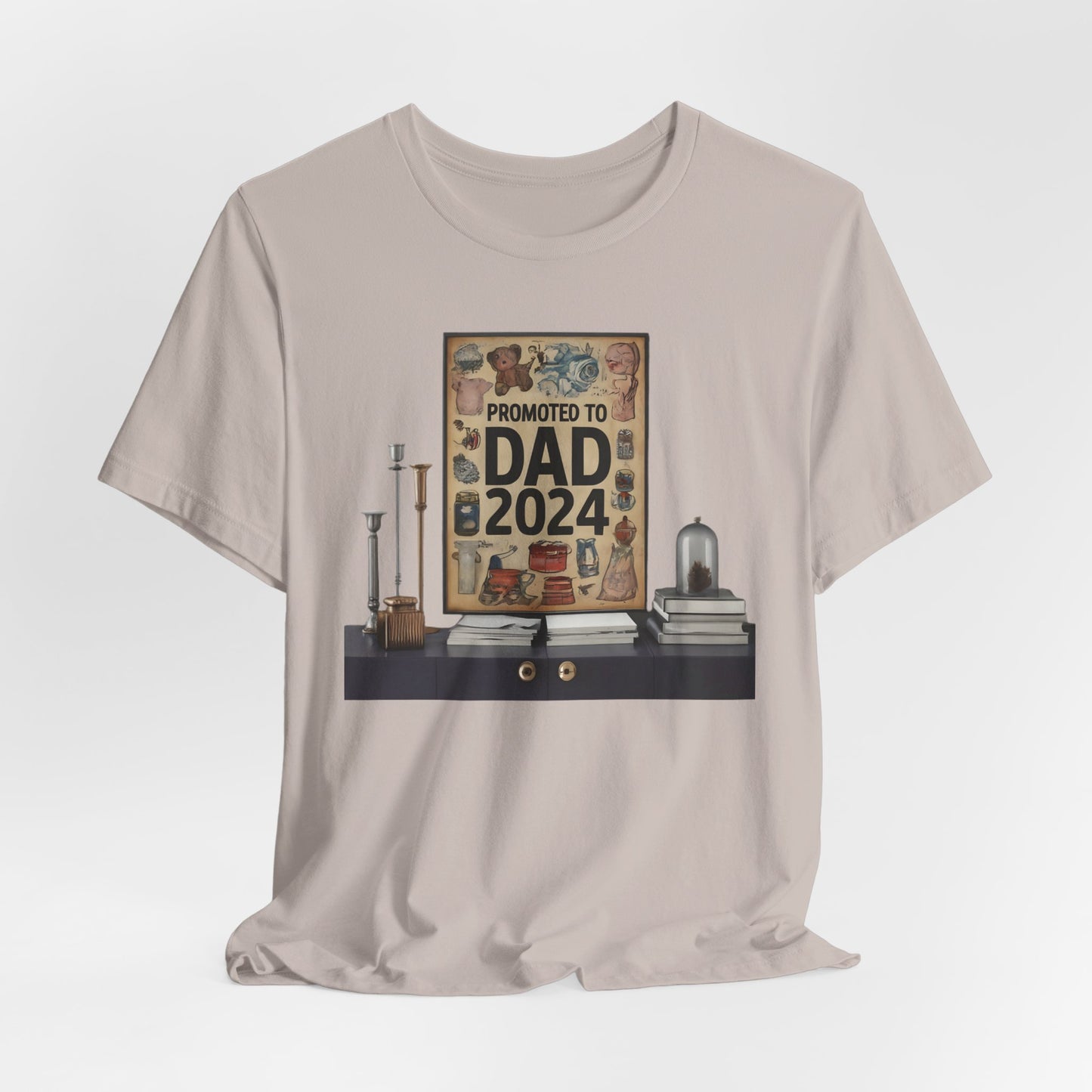 Promoted to Dad 2024 T-Shirt | Celebrate Fatherhood with Style