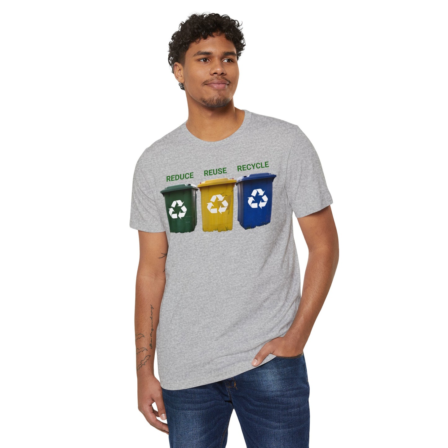 Reduce, Reuse, Recycle: Eco-Friendly Organic Cotton Tee