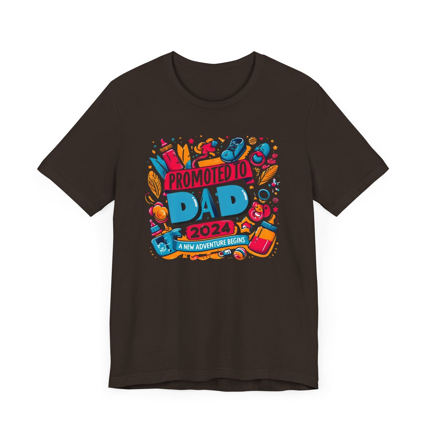 Promoted to Dad 2024 T-Shirt | Celebrate Fatherhood with Style