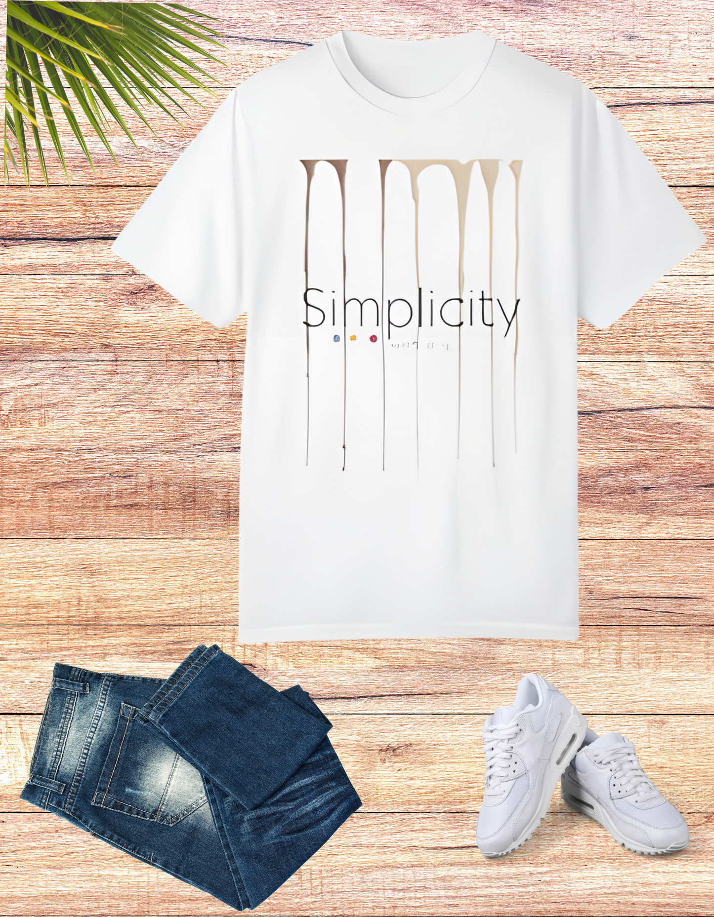 Streamlined Style Tee: Embrace the Essence of Simplicity