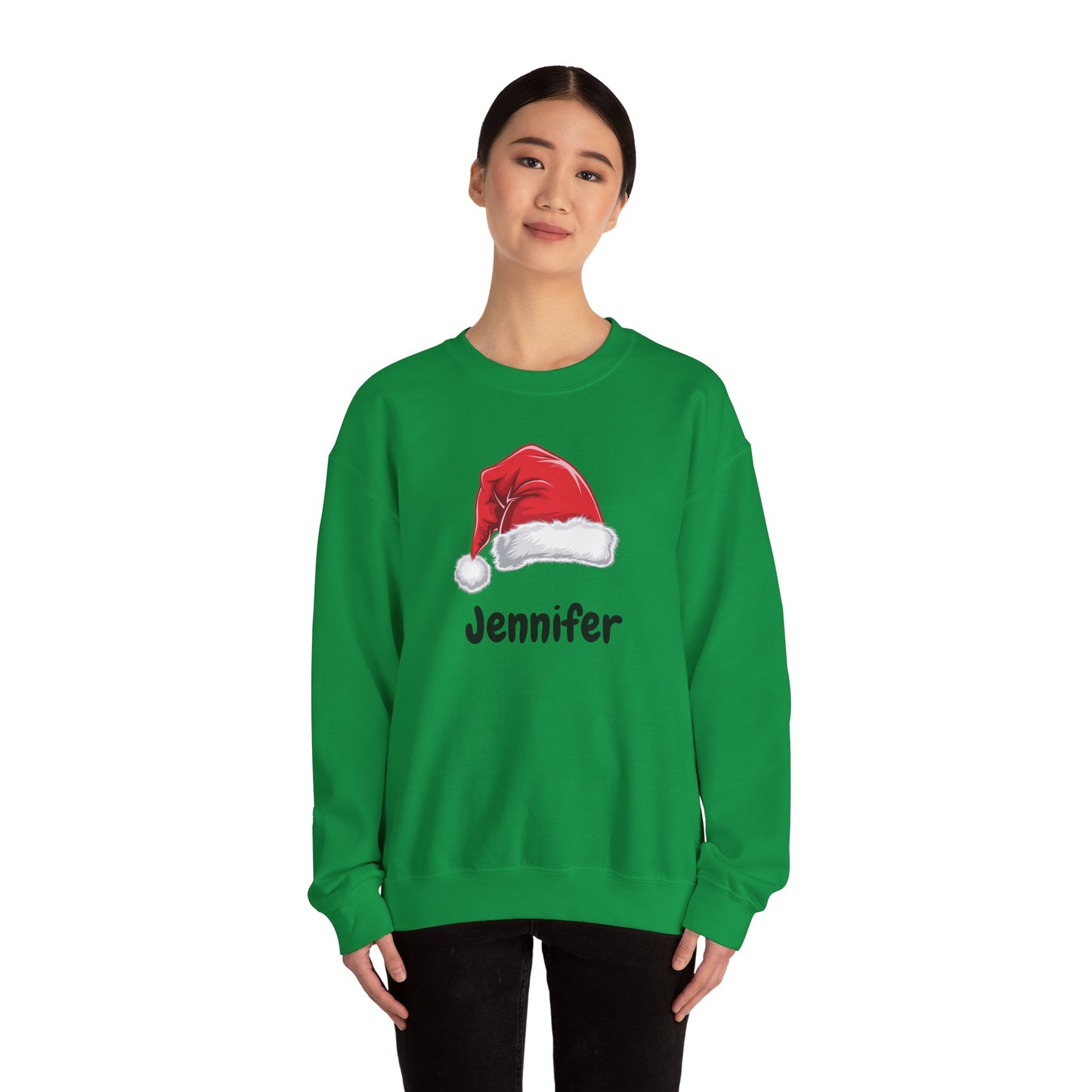 Personalized Santa Christmas Shirt, Custom Xmas Gifts & Holiday Sweatshirts