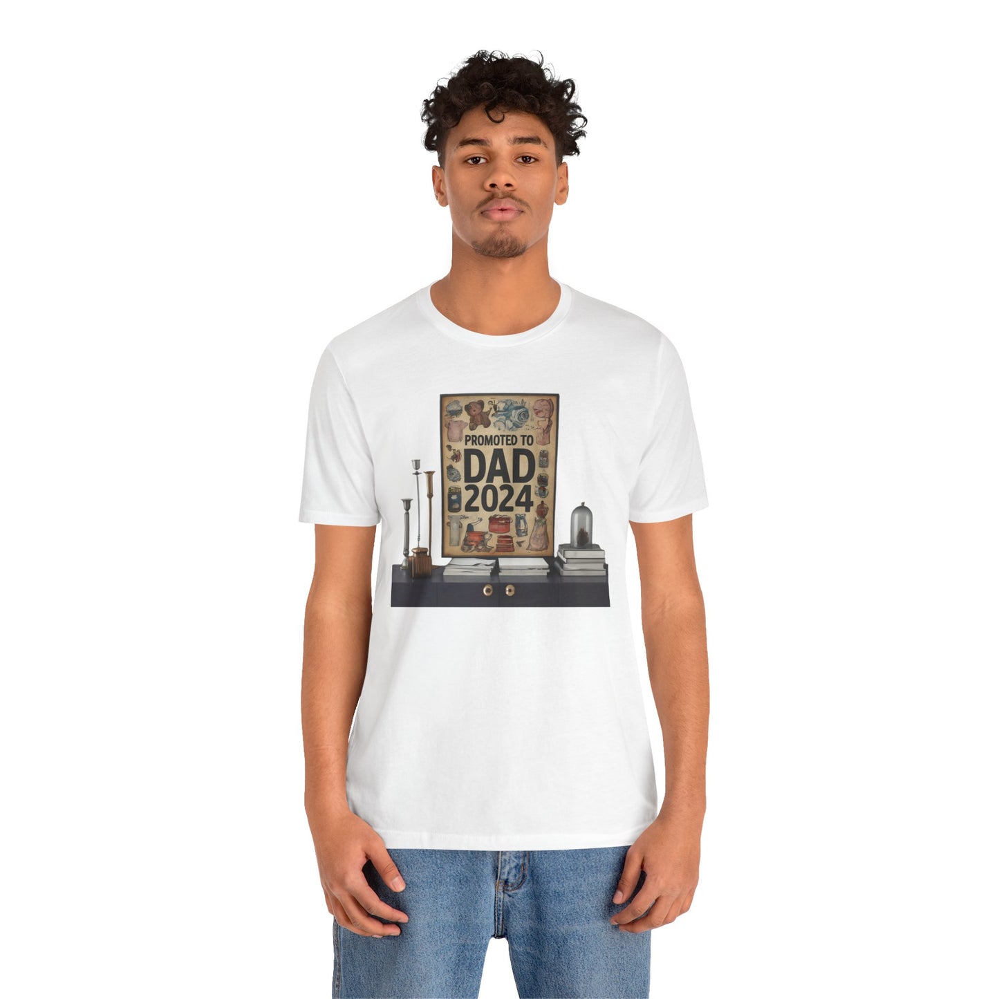 Promoted to Dad 2024 T-Shirt | Celebrate Fatherhood with Style