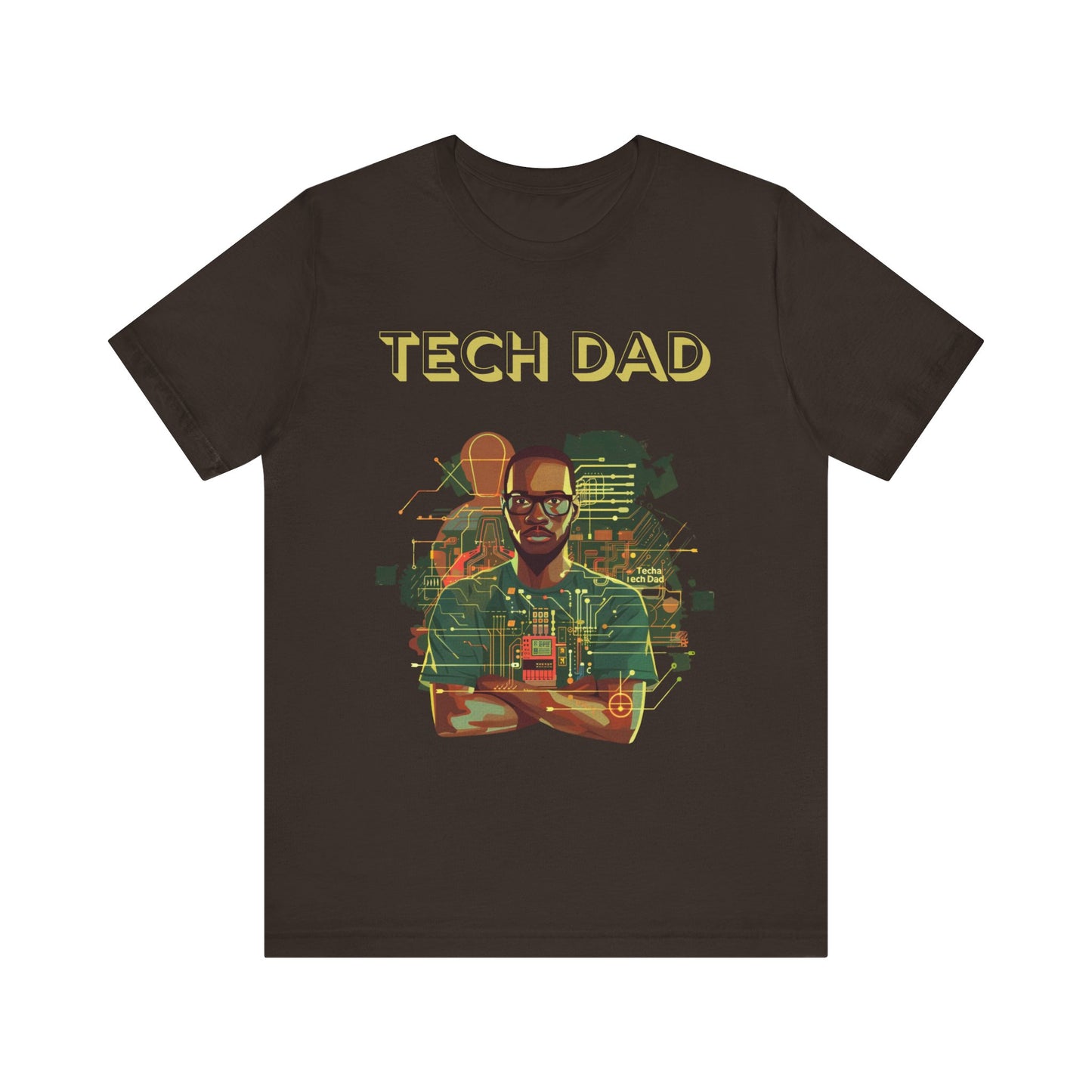 Tech Dad: The Ultimate Circuit Board Tee - Perfect Gift for the Techie Dad!