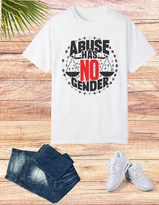 Equality Statement Tee: Abuse Has No Gender