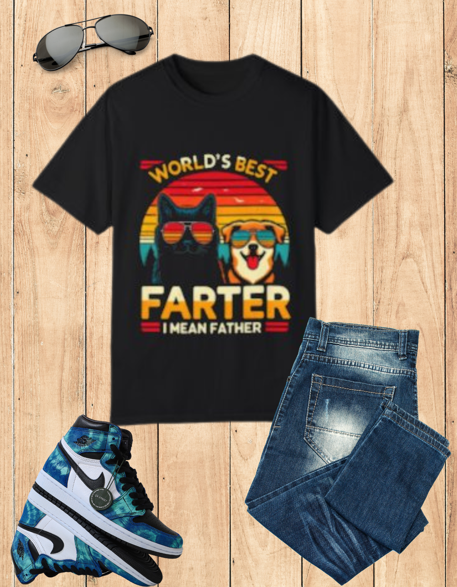 World's Best Farter graphic tee - funny and unique Father's Day gift