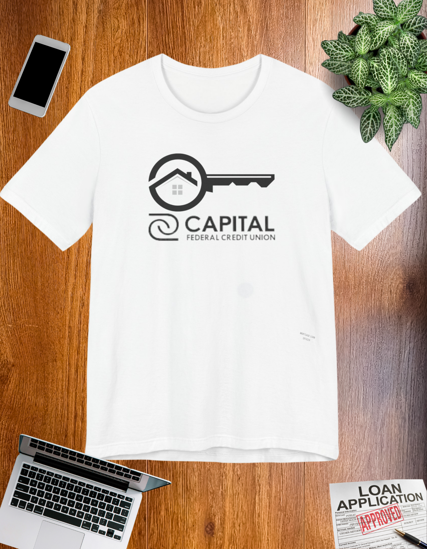 Capital Loan Officer T-Shirt, perfect for mortgage loan officers and real estate professionals.