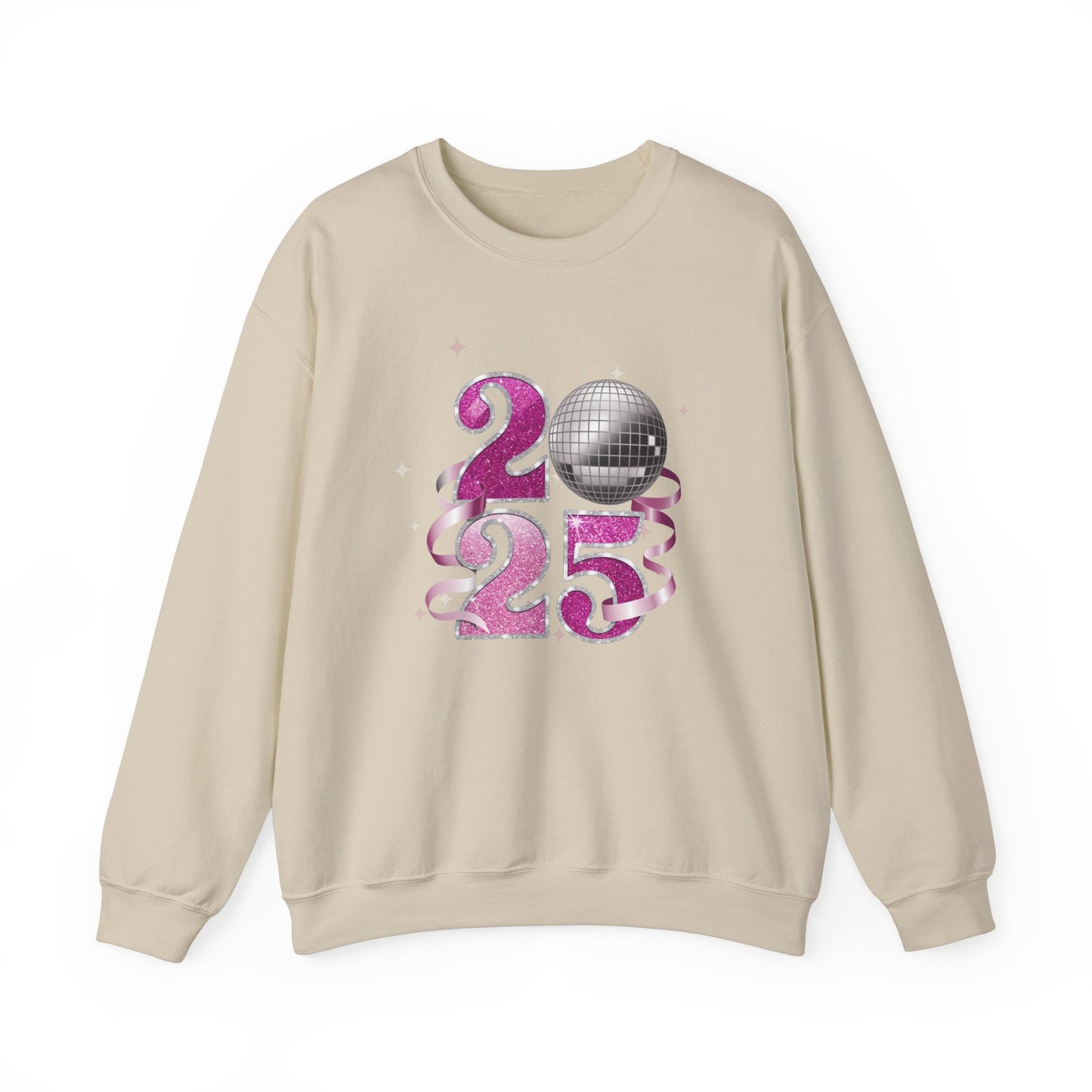 2025 Glitter Disco Unisex Crewneck Sweatshirt