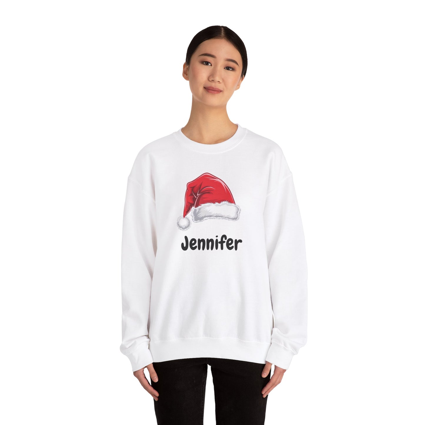 Personalized Santa Christmas Shirt, Custom Xmas Gifts & Holiday Sweatshirts