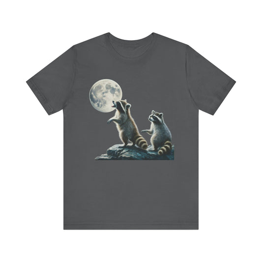 Moonlit Raccoons Tee, Nocturnal Charm