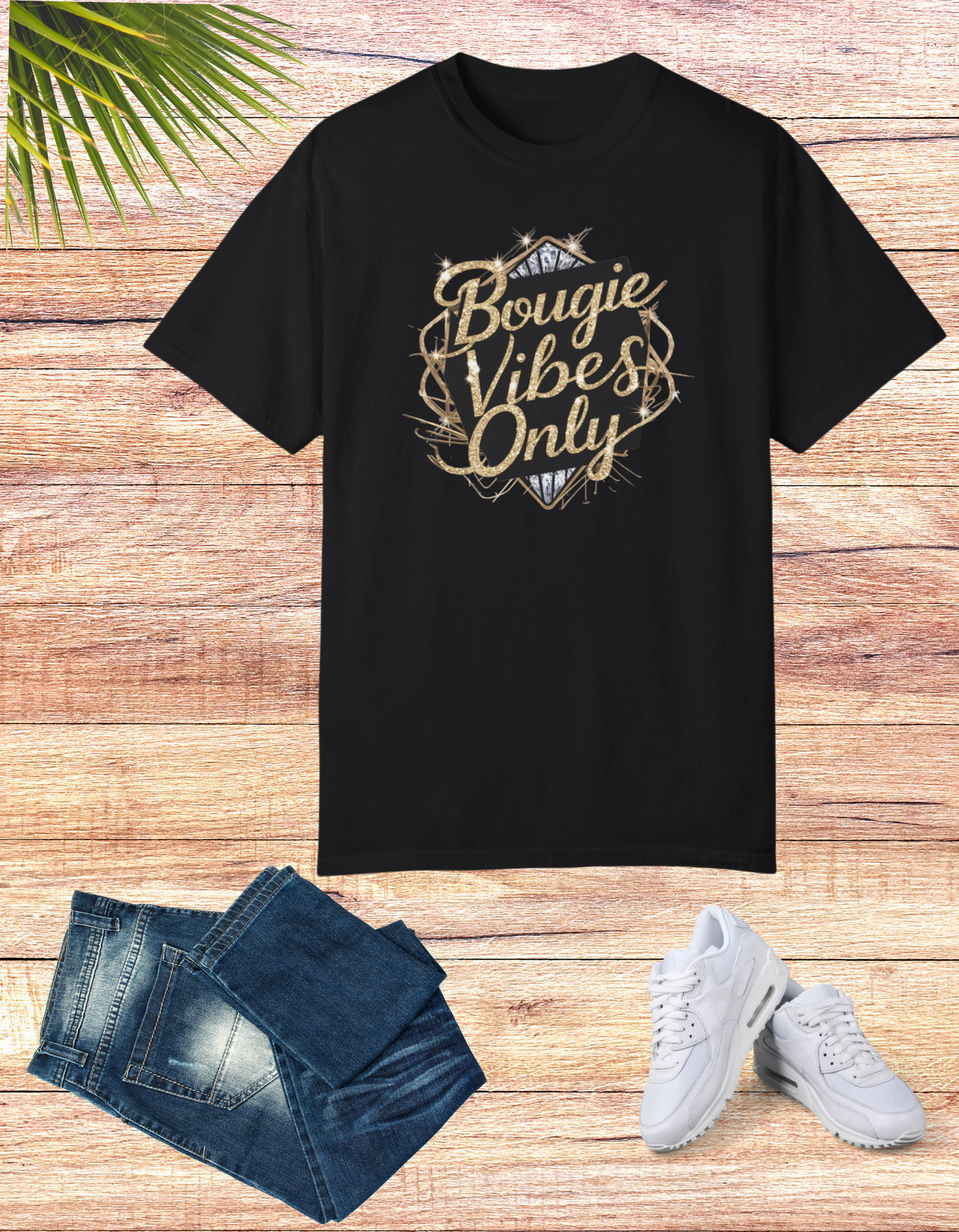 Golden Glam - Bougie Vibes Only Tee