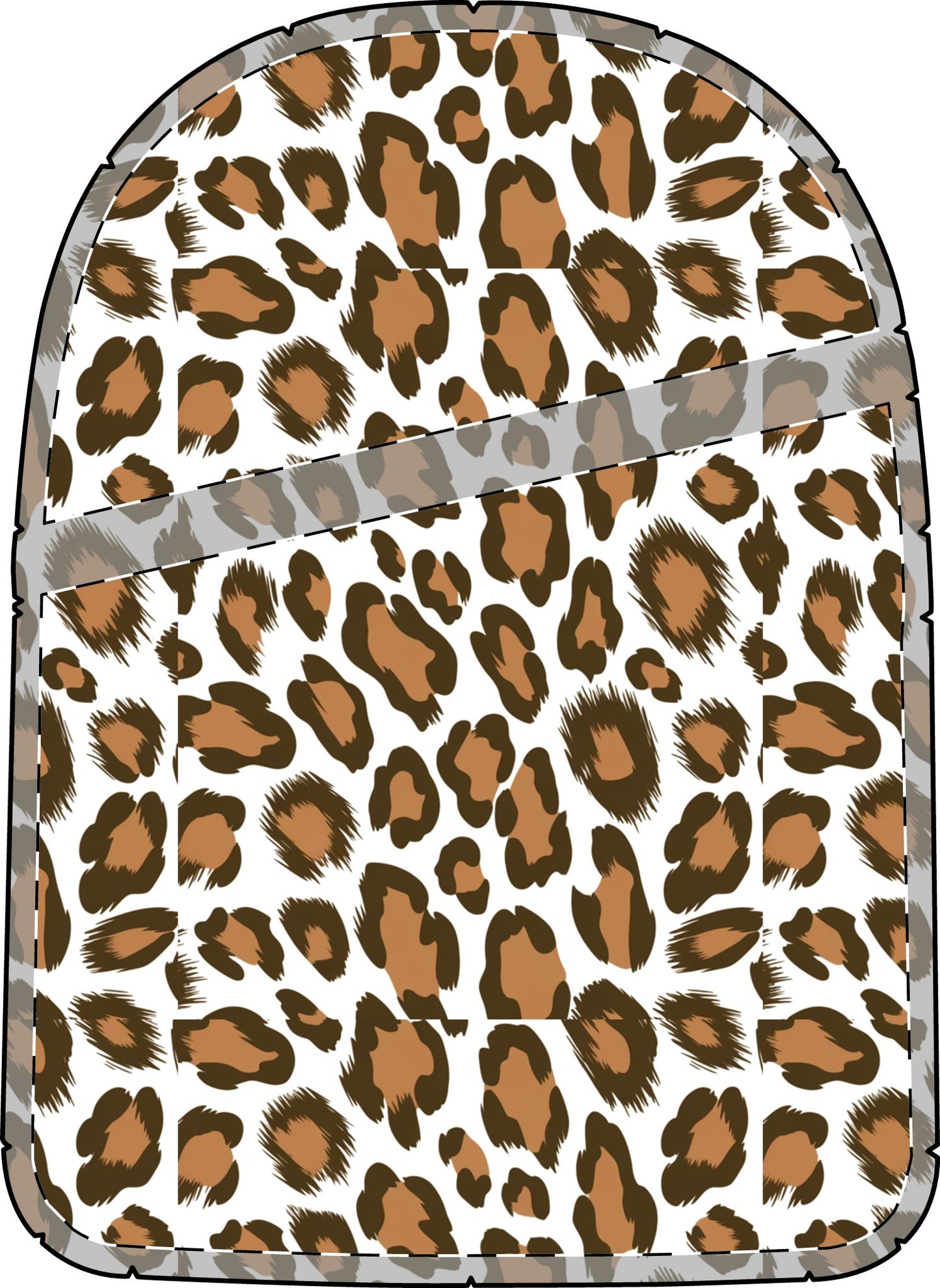 Leopard Print Chest Bag - Stylish and Functional Crossbody for Everyday Use