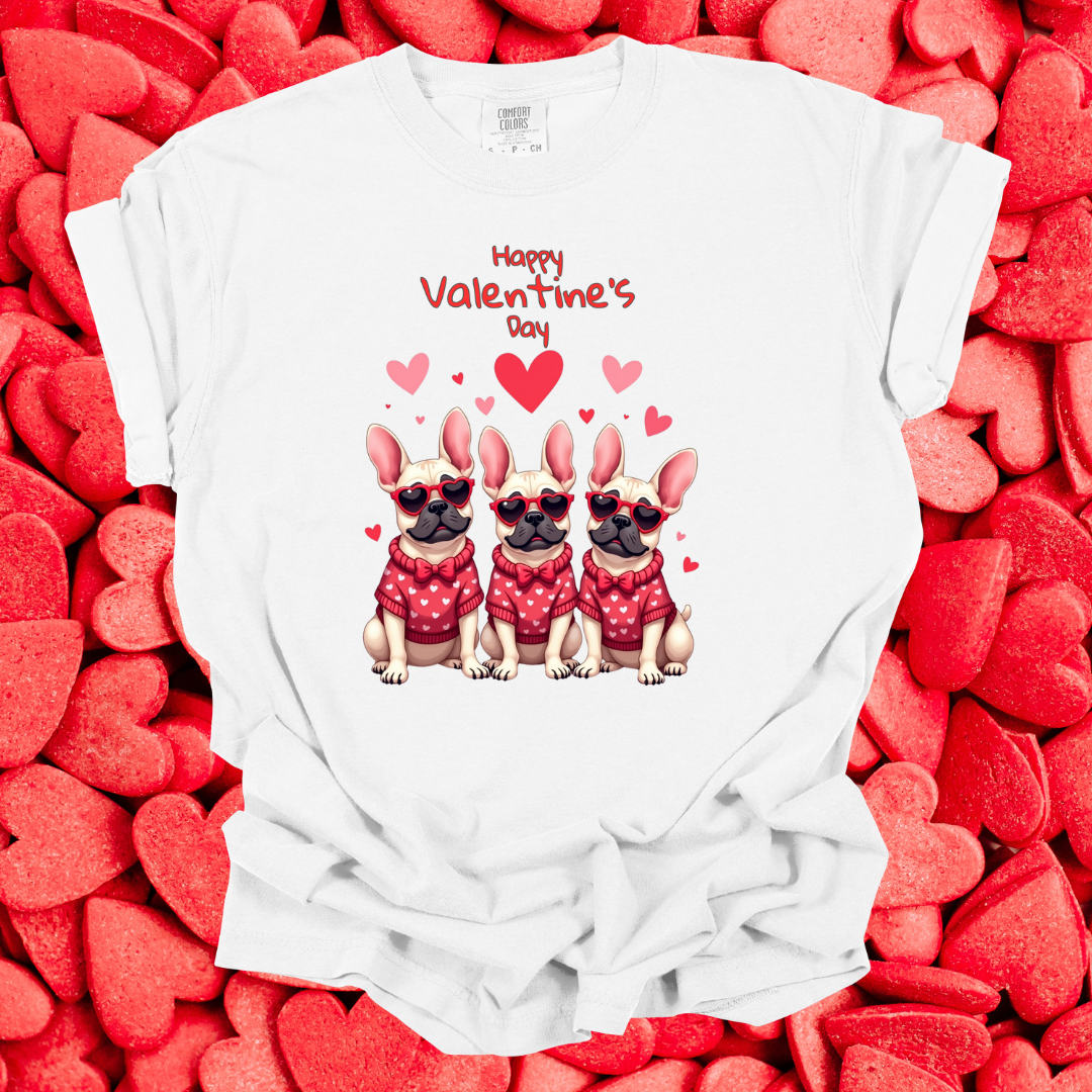 Happy Valentine's Day Cute Dog T-Shirt