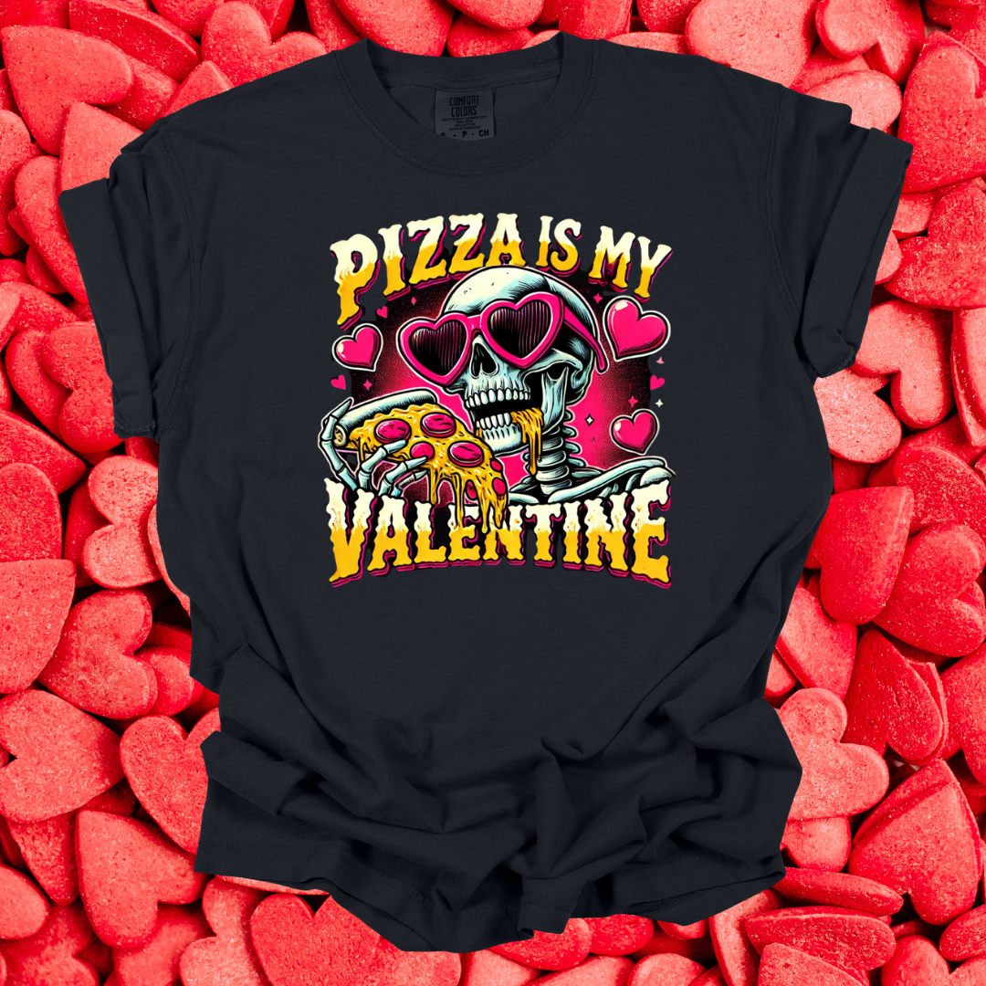 Pizza is My Valentine Unisex Softstyle T-Shirt - Fun Valentines Day Tee