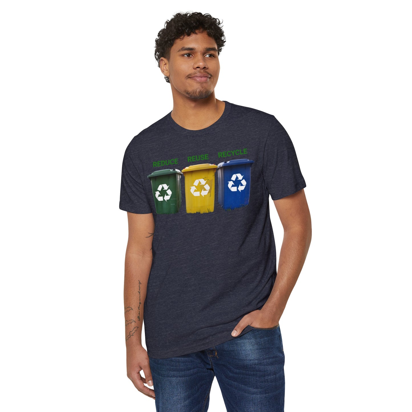 Reduce, Reuse, Recycle: Eco-Friendly Organic Cotton Tee