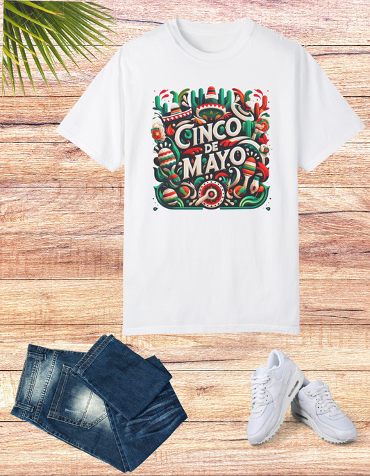 Fiesta Vibes Tee - Celebrate Cinco de Mayo in Style!