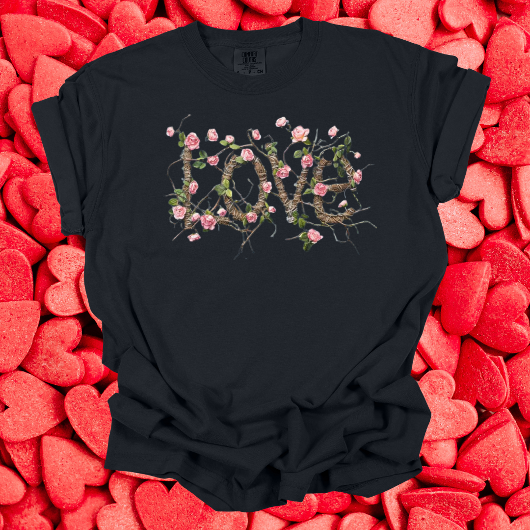 Floral Love Unisex Softstyle T-Shirt, Perfect for Spring Celebrations