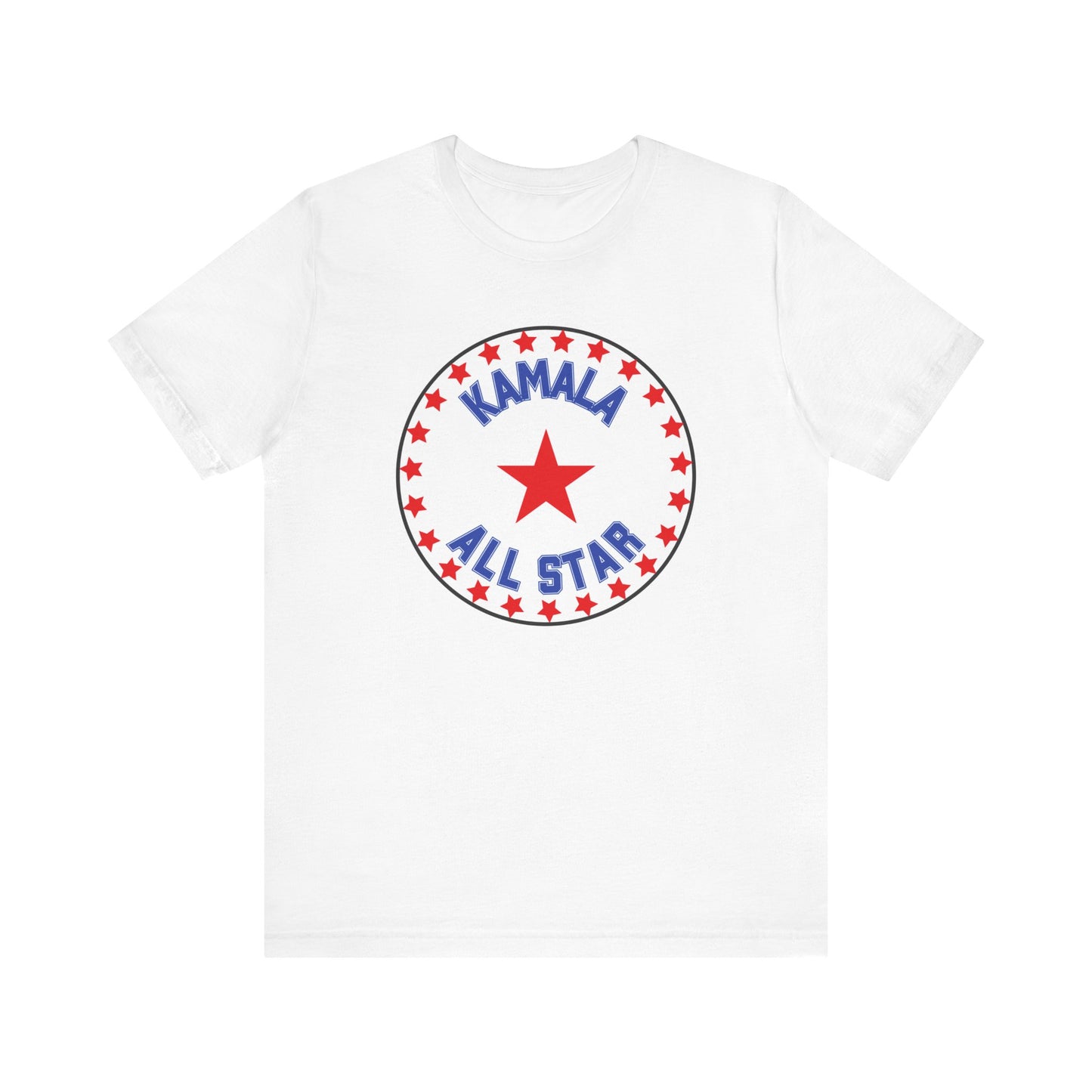 Kamala Harris 'All Star' Patriotic T-Shirt - Bold Front and Back Design