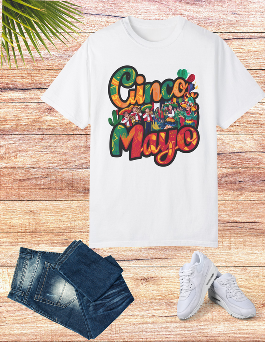 Fiesta Vibes Tee - Celebrate Cinco de Mayo in Style!