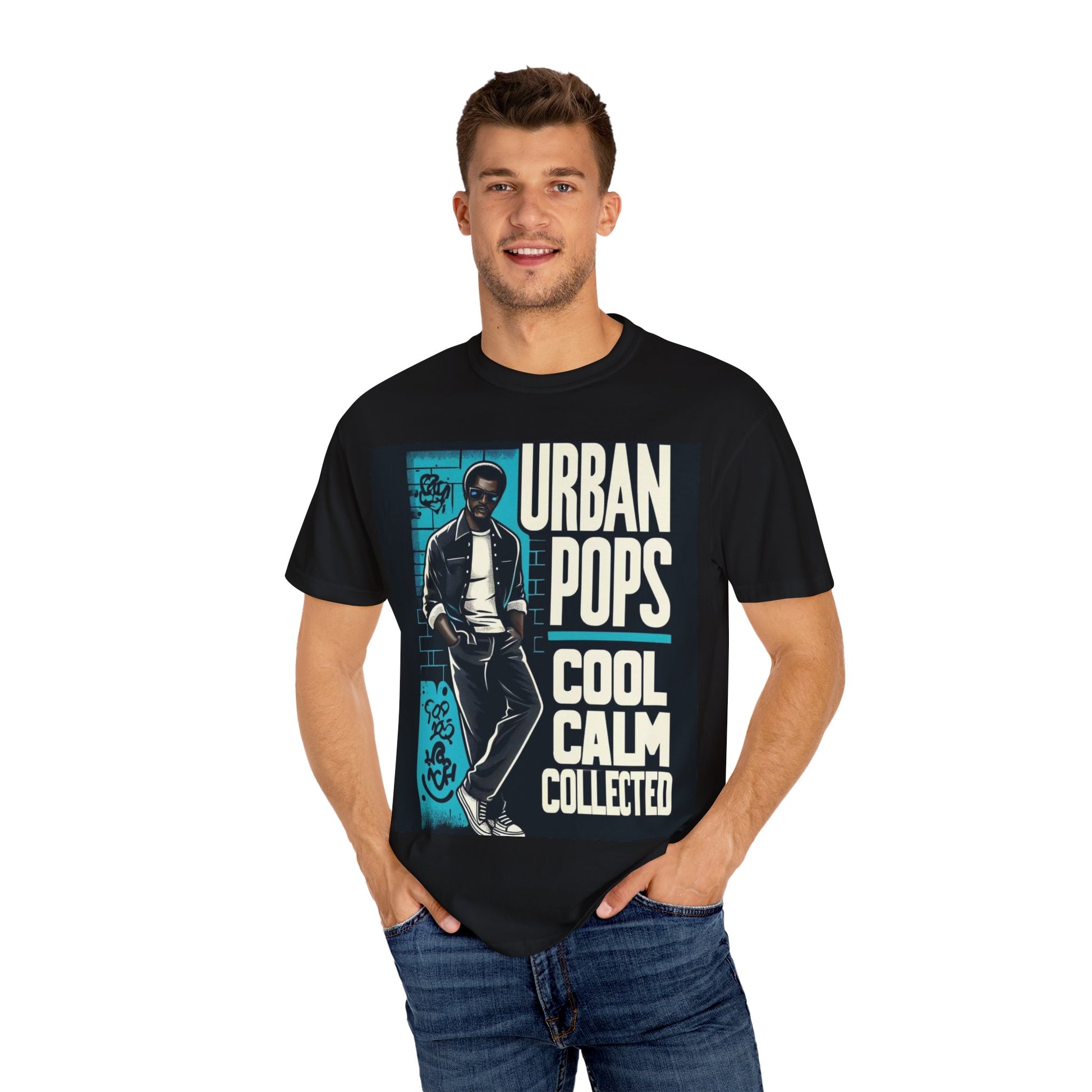 Urban Pops graphic tee - cool, calm, and collected, unique Father's Day gift