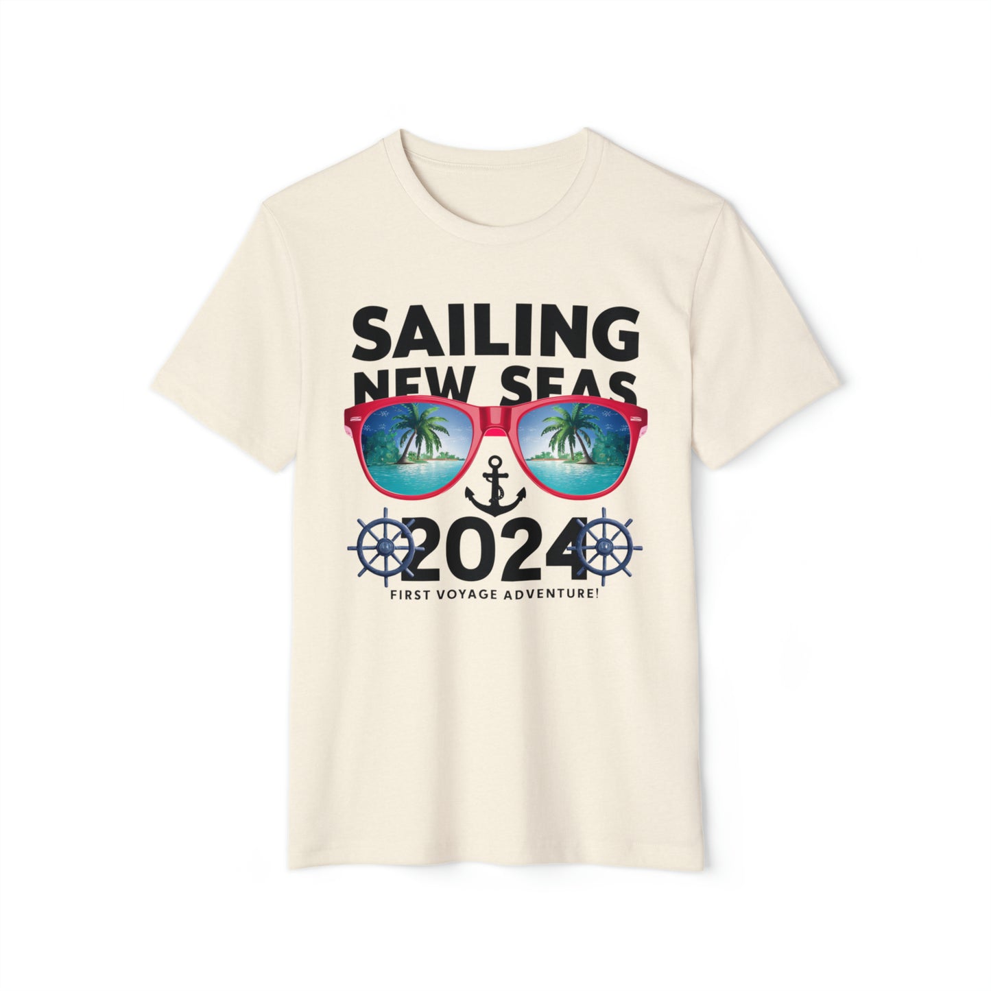 Ocean Adventure EcoTee - Chart Your Course with Our Sailing Sunset Shirt