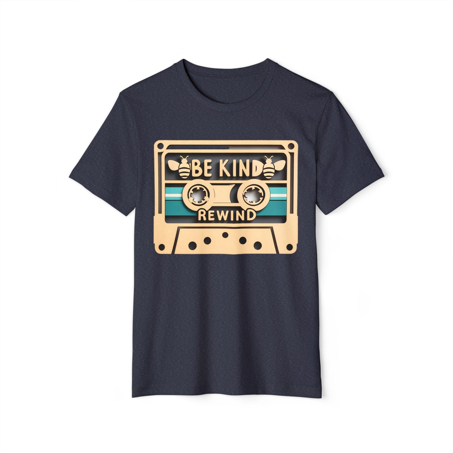 Bee Kind, Rewind: Retro Eco-Friendly Organic Cotton Tee