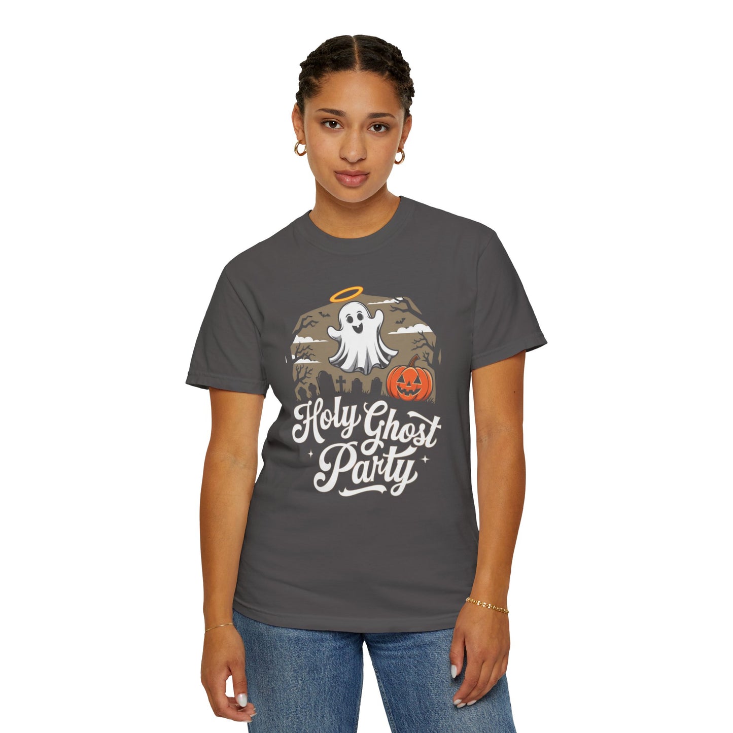 Halloween Party Tee Holy Ghost Christian Shirt