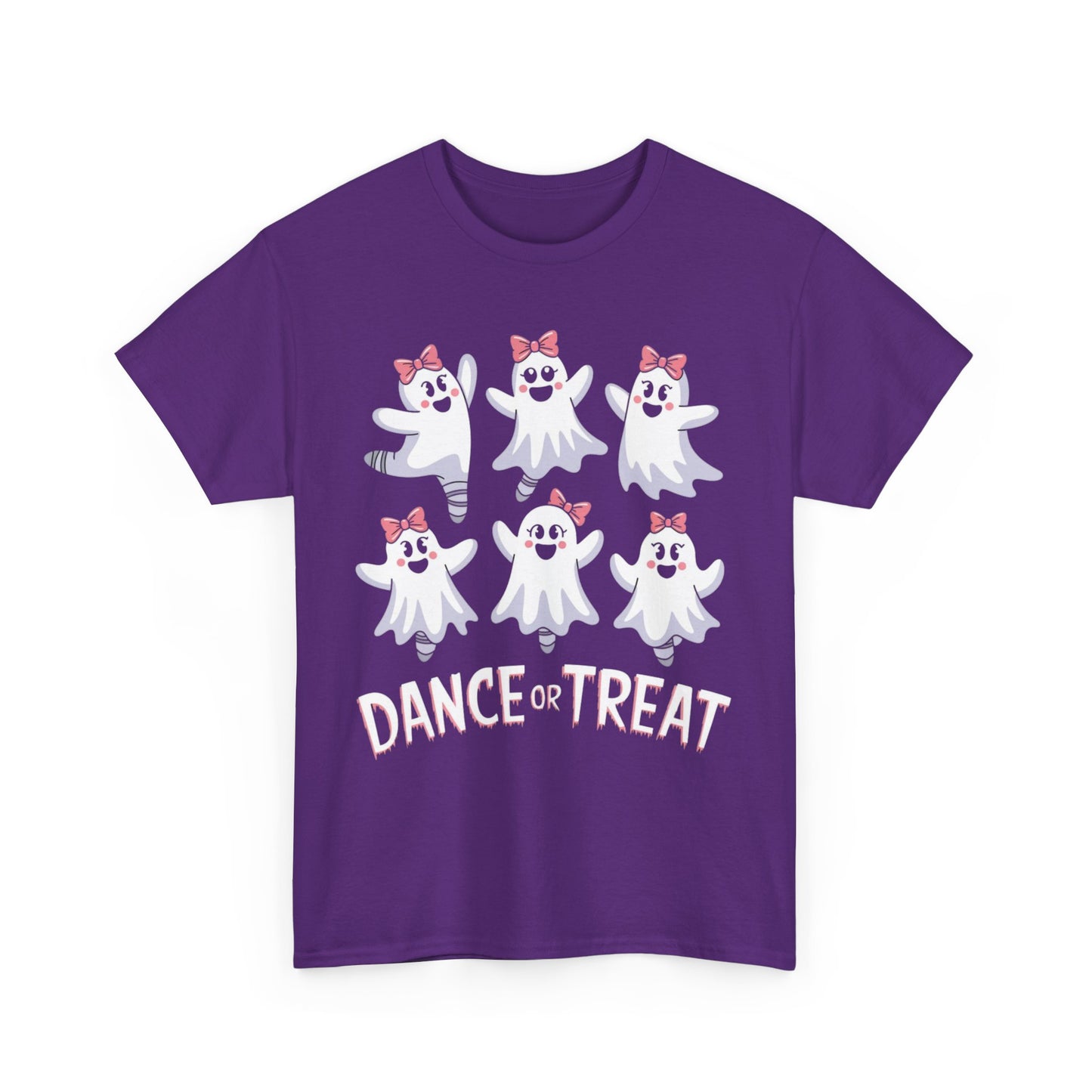 Dance or Treat Ballerina Ghost Shirt - Cute Halloween Dance Lover Gift