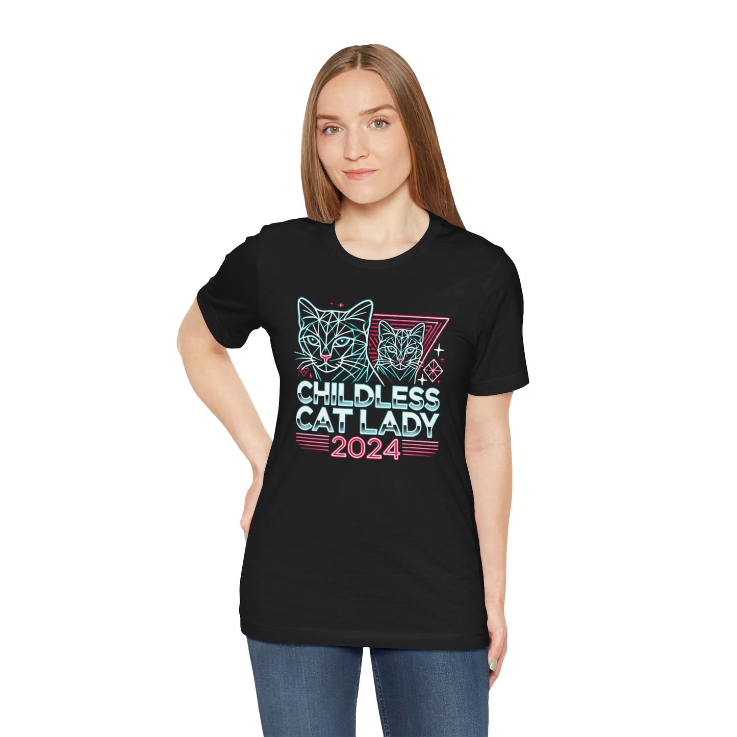 Childless Cat Lady 2024 T-Shirt Collection | Funny Political and Cat Lover Tees for Election Day Humor